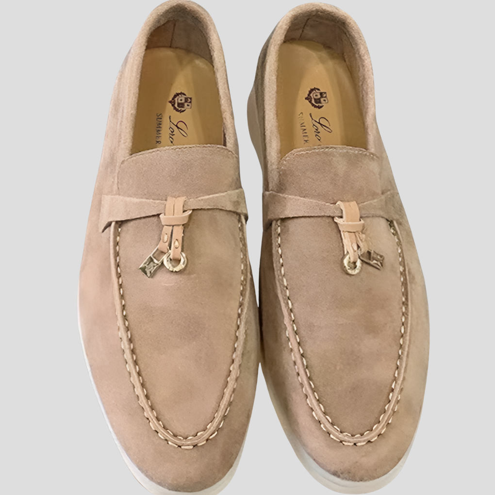 Dame Loafers til Hverdagsbrug - Komfortable & Tidløse - Khaki - Fashion - {{ product_tags }