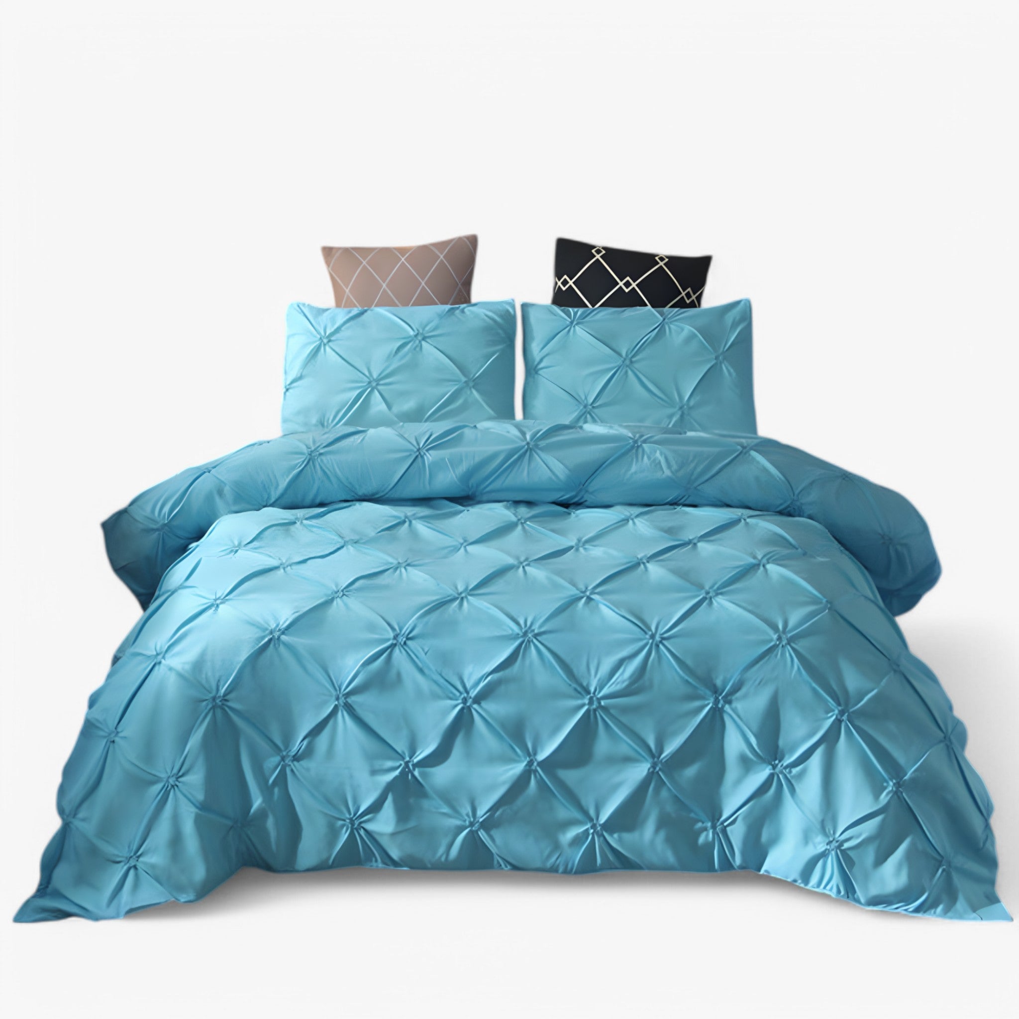 Orin | Luksus Sengetøj i Strygefri, Letplejet Stof - Blå - house & garden - {{ product_tags }