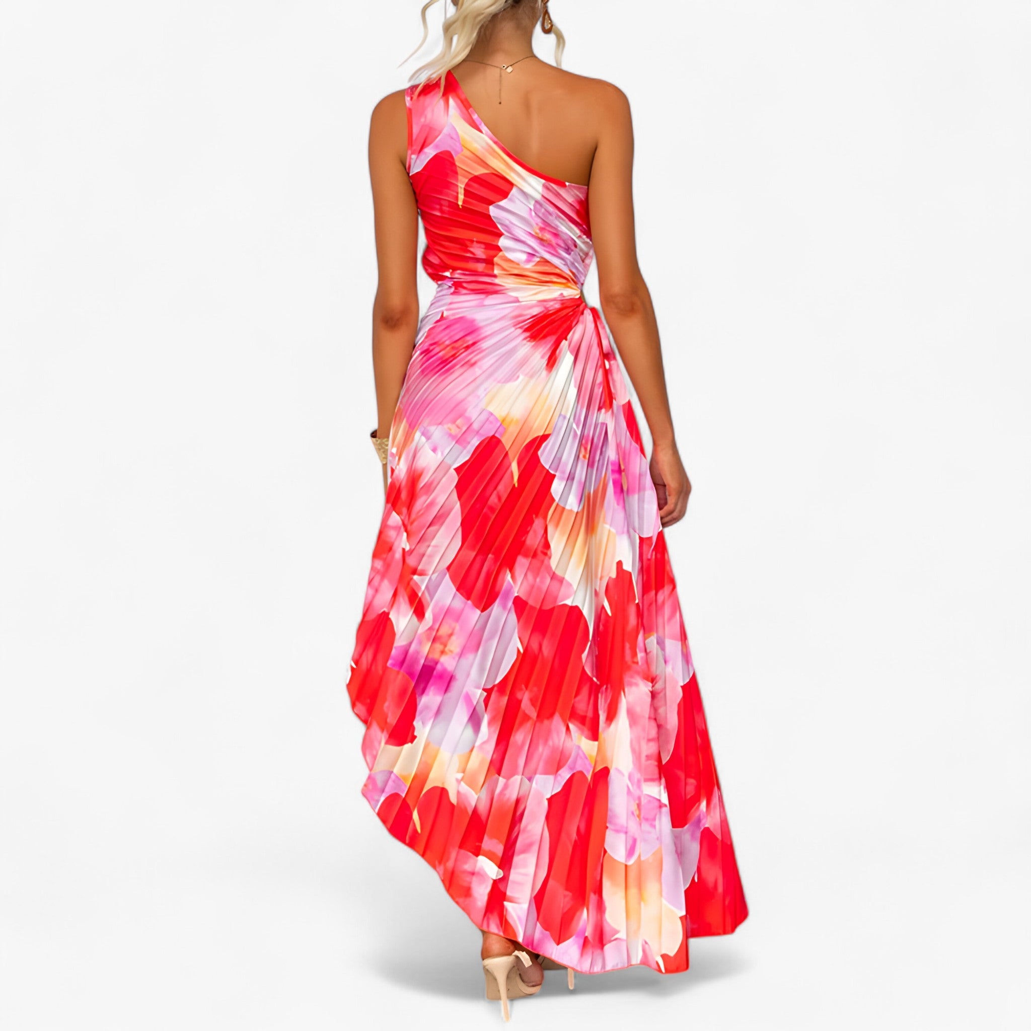 Vianna | Asymmetrisk Kjole med Én Skulder - - women's fashion - {{ product_tags }