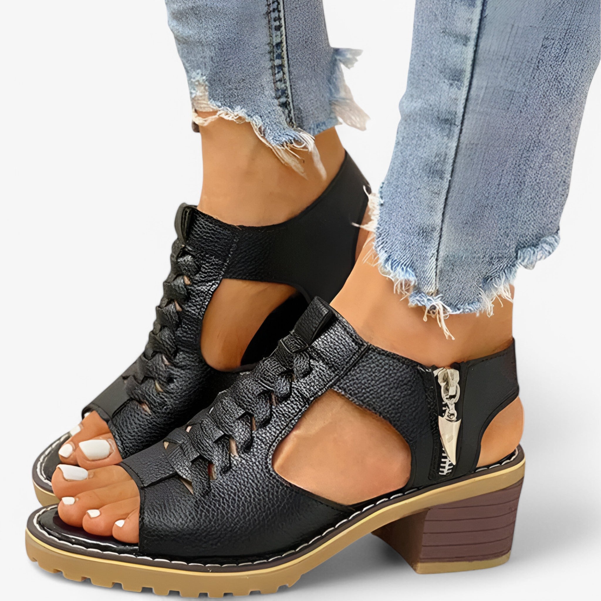 Sara | Sandaler til kvinder - Sort - women's fashion - {{ product_tags }