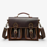 Felix | Retro leather briefcase