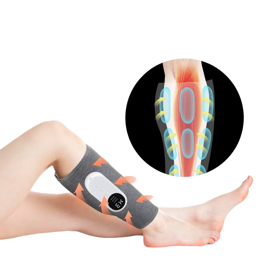 Trådløs Opvarmet Luftkompressions Benmassager