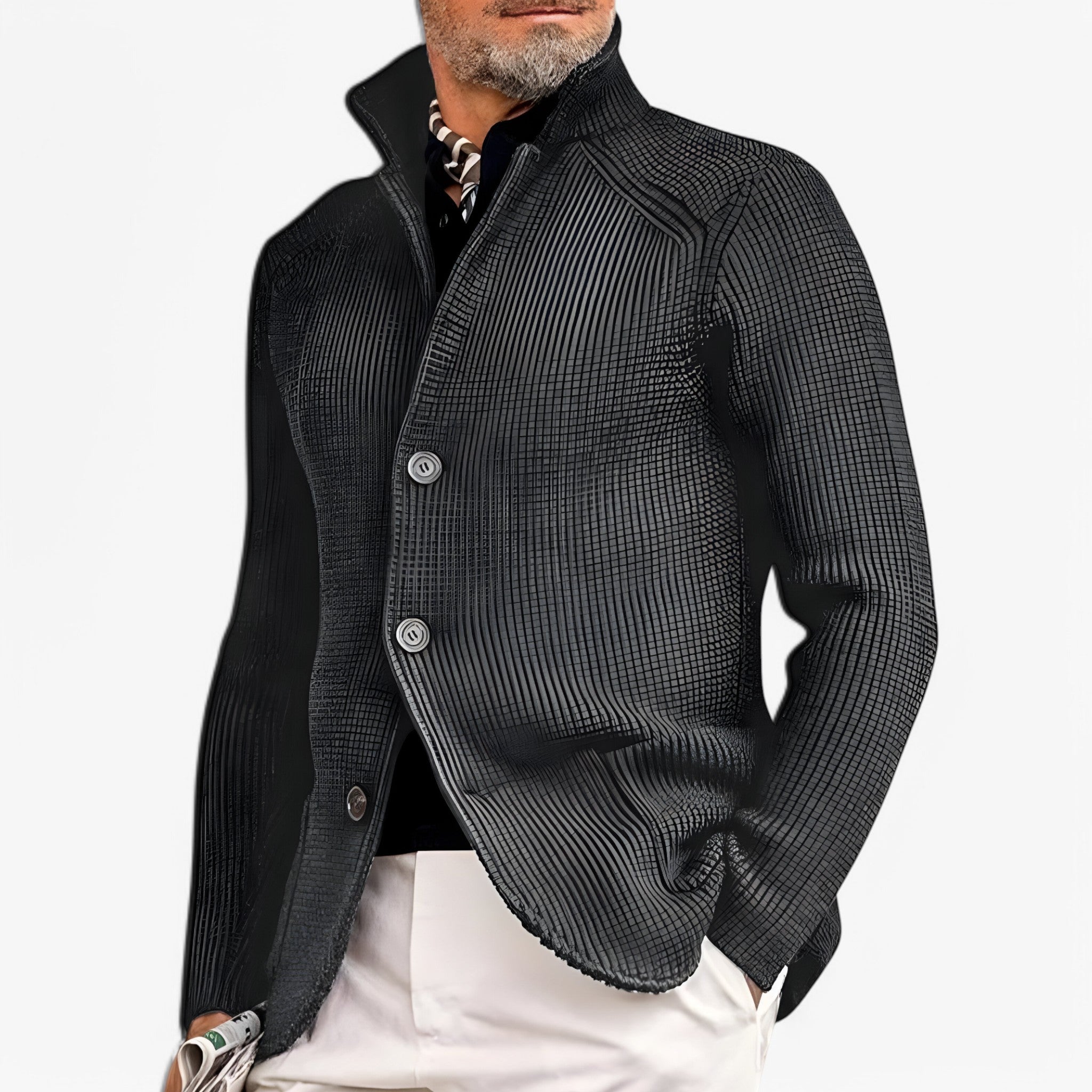 Willie | Strikket Jakke - Grå - women's fashion - {{ product_tags }