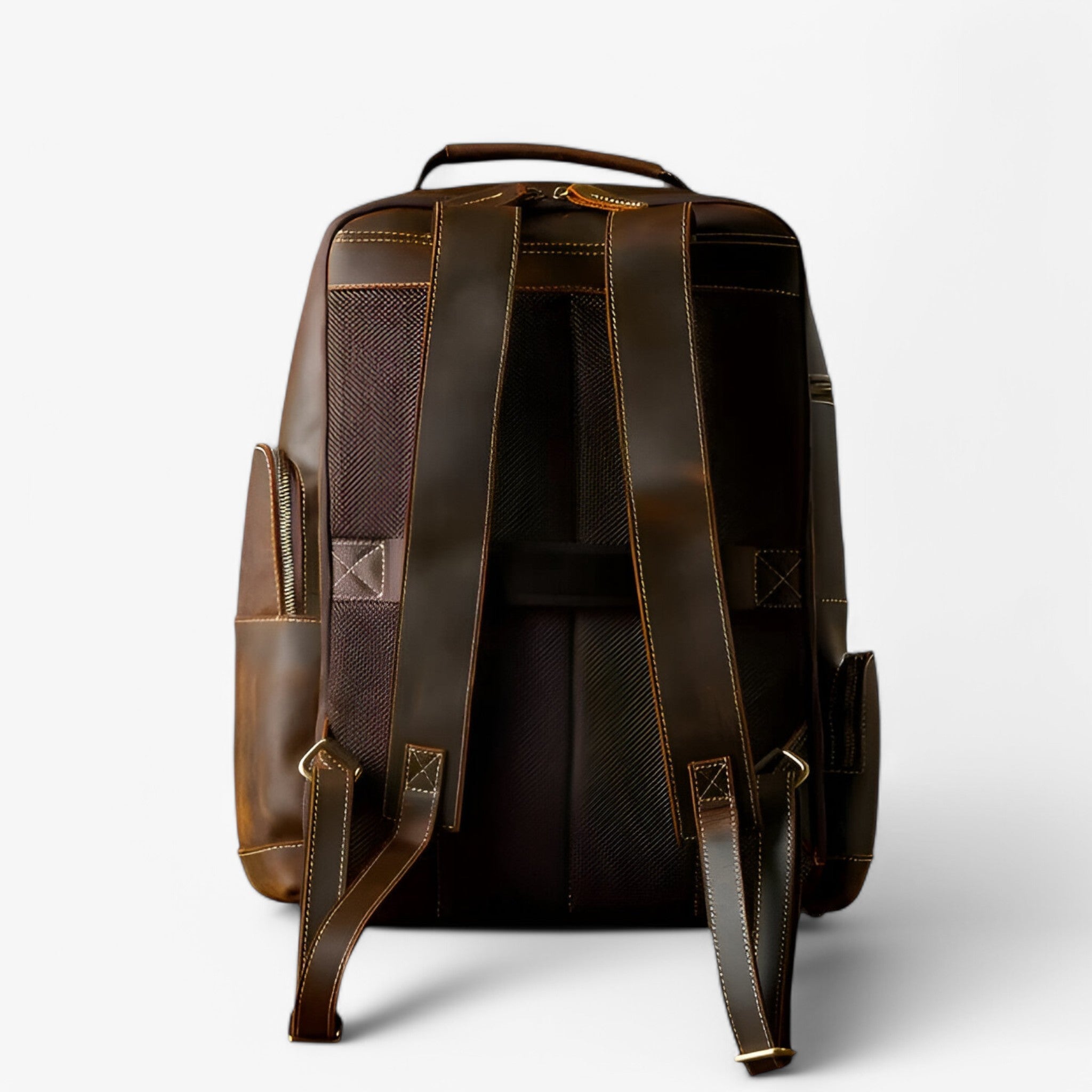 Olivier | Retro-stil læder rygsæk - - bags - {{ product_tags }