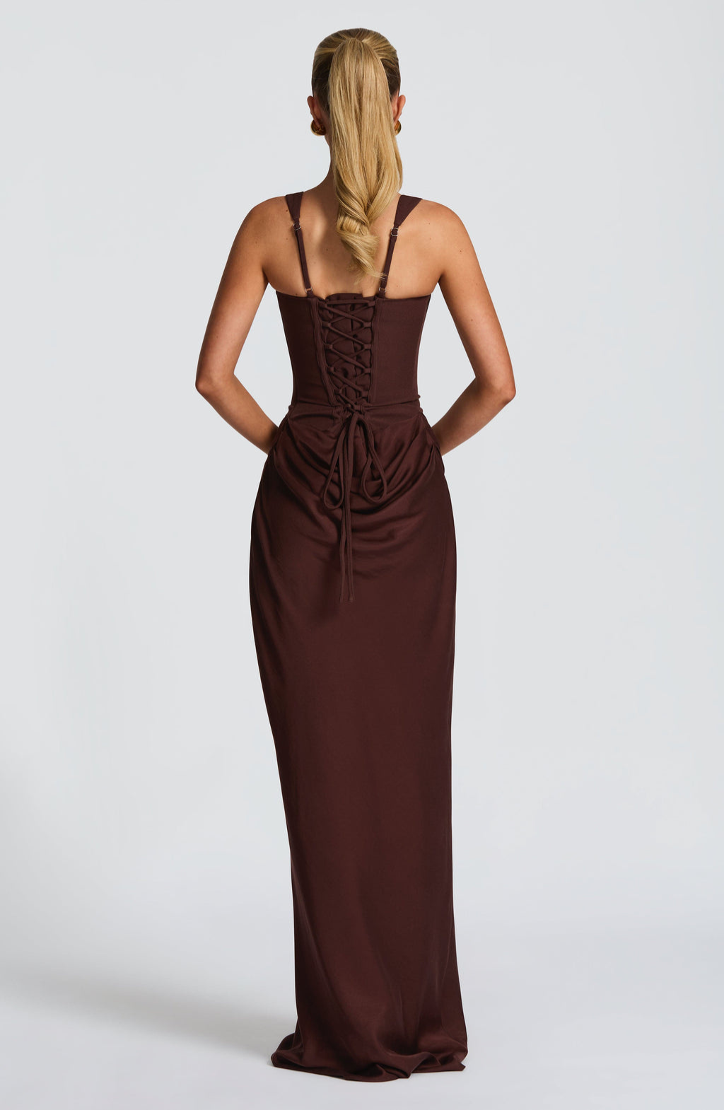 Anne | Kvinder's Hourglass Maxi Kjole