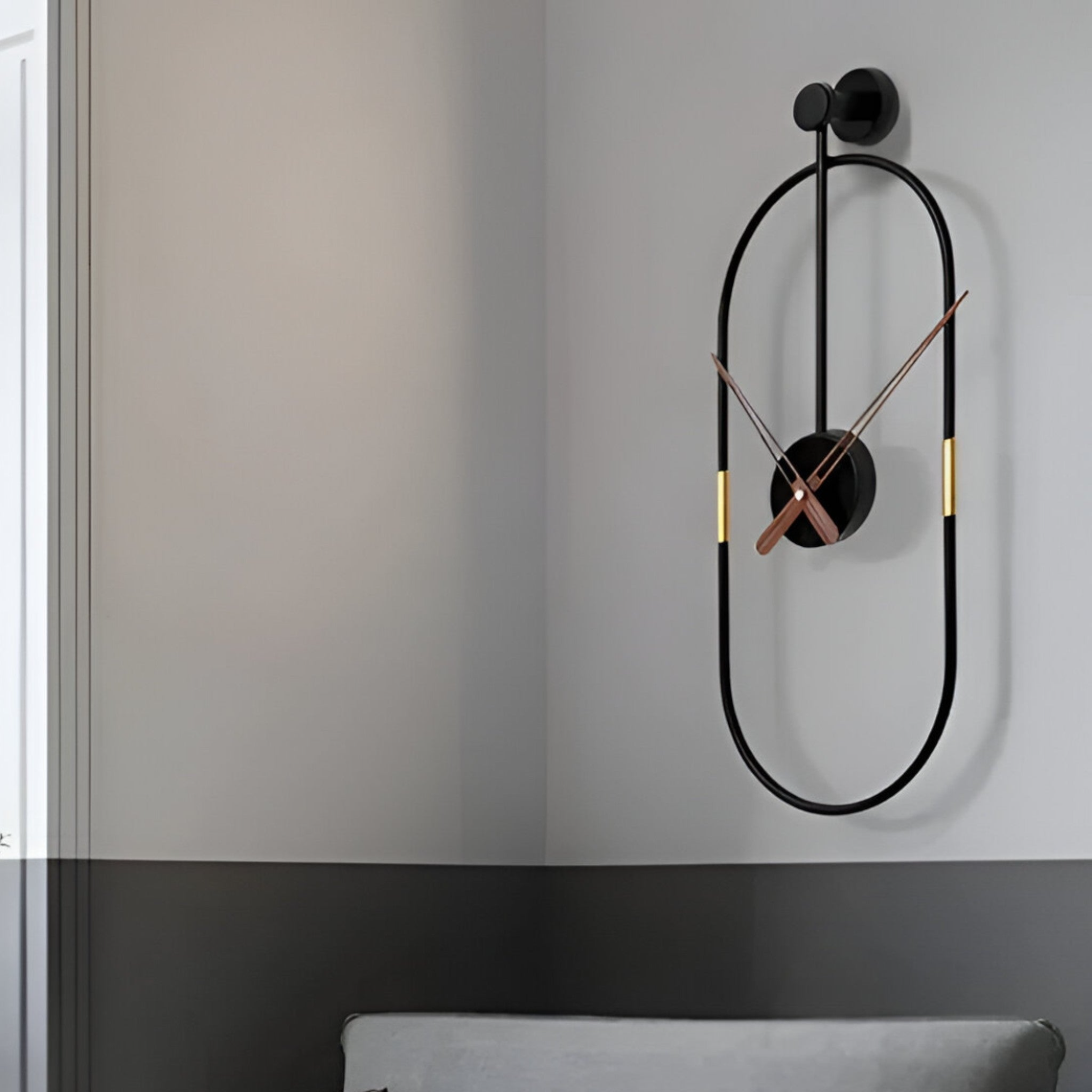 Xander | Minimalistisk stor vægklokke til stuen - - watches - {{ product_tags }