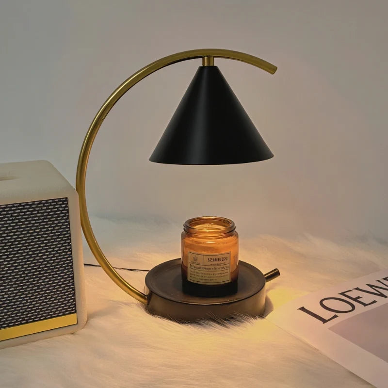 Moonveil Vokslampe – Elegant Lys- & Voksvarmer