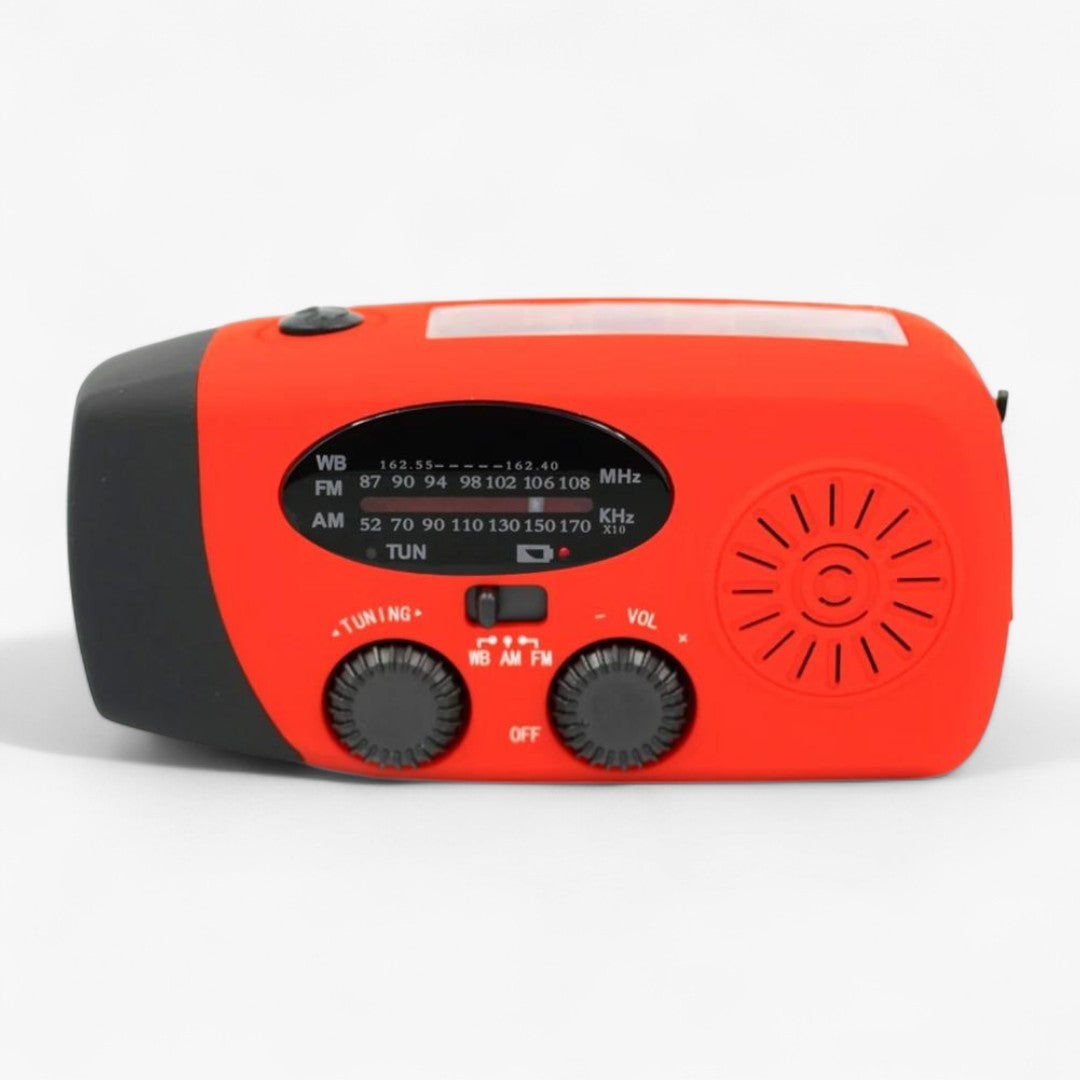 SolarSafe - Nød-radio & Lommelygte på solenergi og optrækbar! - - gadgets - {{ product_tags }