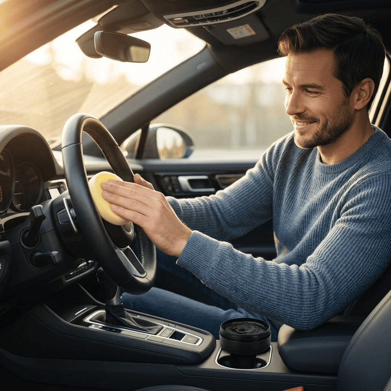 Bilinteriør Rensecreme - Hvid, Alsidig Pleje til Læder - - Auto – Cleaning & Care – Wax & Polish - {{ product_tags }