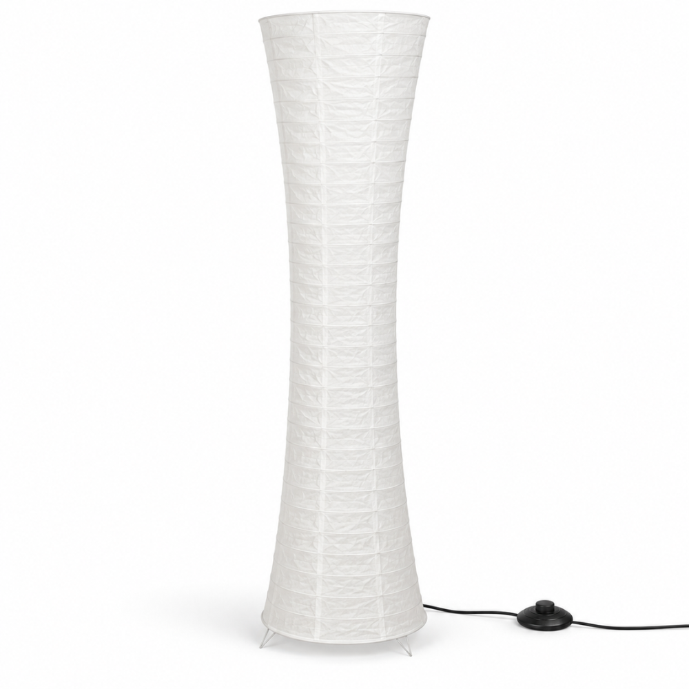 Skulpturel LED Gulvlampe – Varm Stuestemning