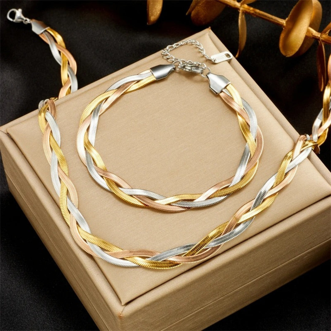 IL SET BLING DI GINEVRA - ROSAGULD SØLV - women's fashion - {{ product_tags }