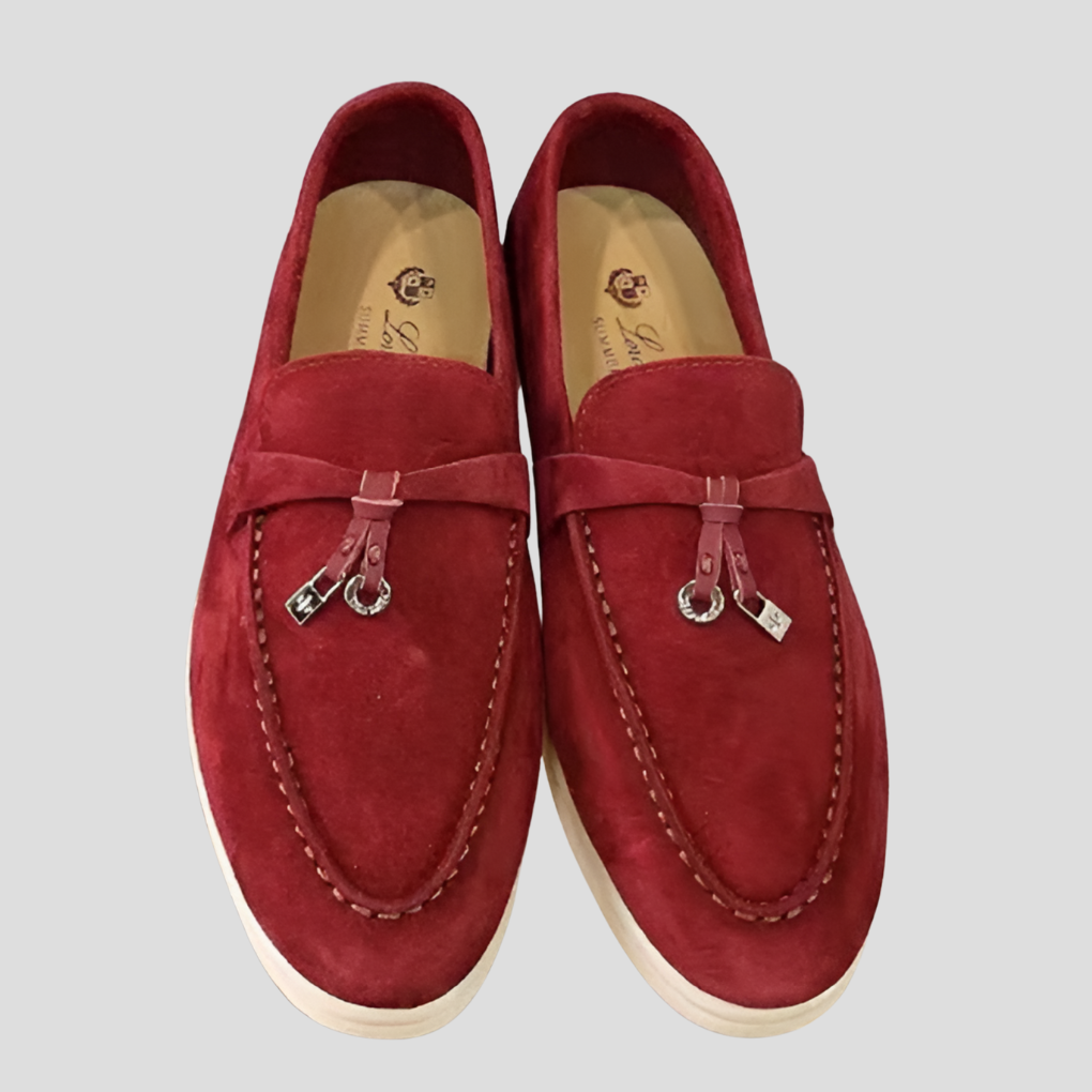 Dame Loafers til Hverdagsbrug - Komfortable & Tidløse - Rød - Fashion - {{ product_tags }