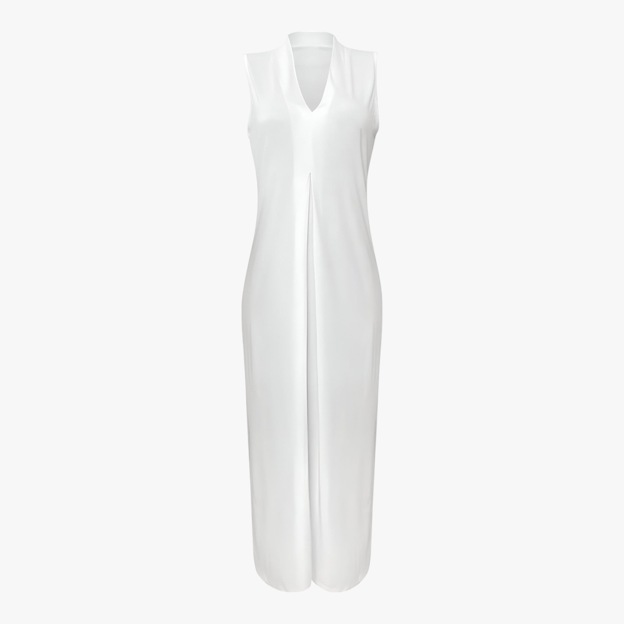 Helen | Lang kjole med gratis cardigan - Chic og komfortabel - Hvid - women's fashion - {{ product_tags }