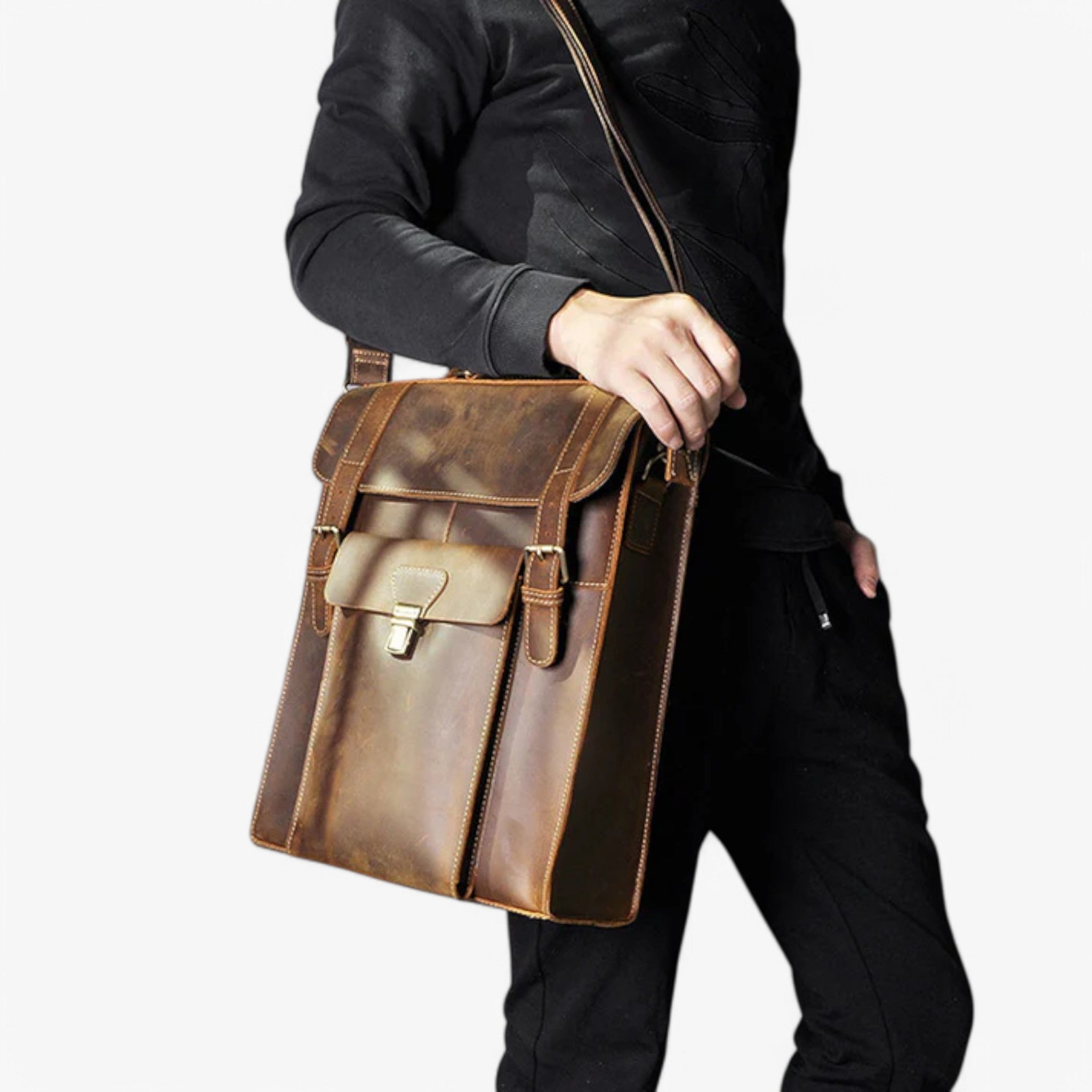 Victor | Luksus læder rygsæk og dokumentmappe - - bags - {{ product_tags }