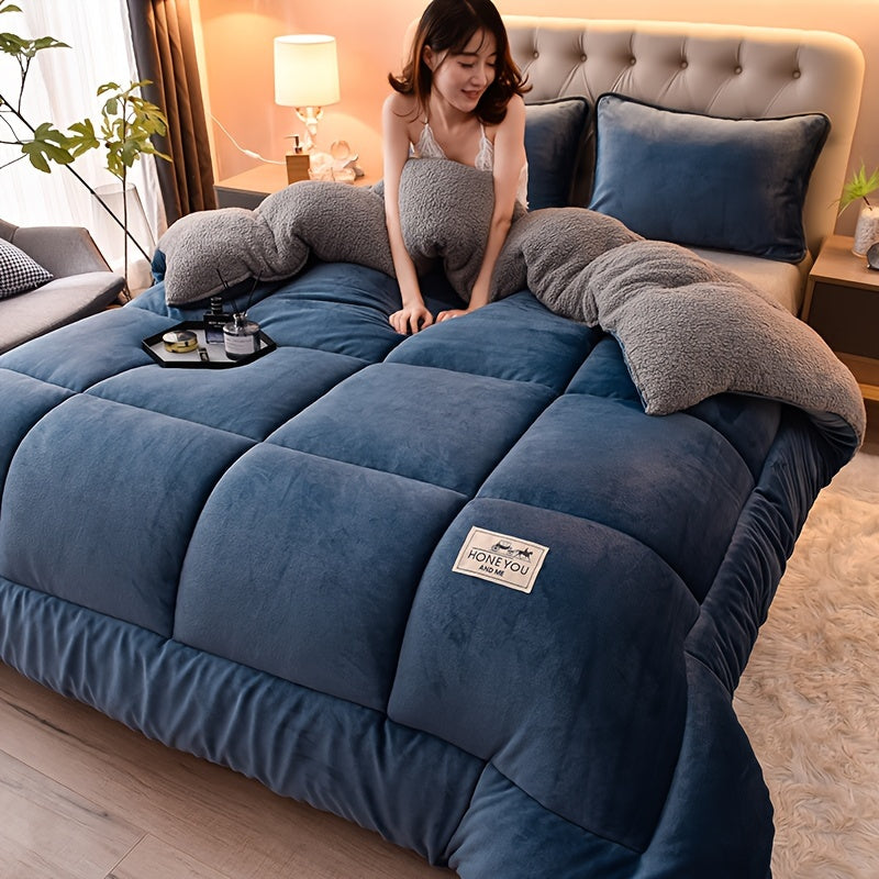 Dobbeltsidet Sherpa Fleecetæppe - Tykt & Blødt - - Home Decor - {{ product_tags }