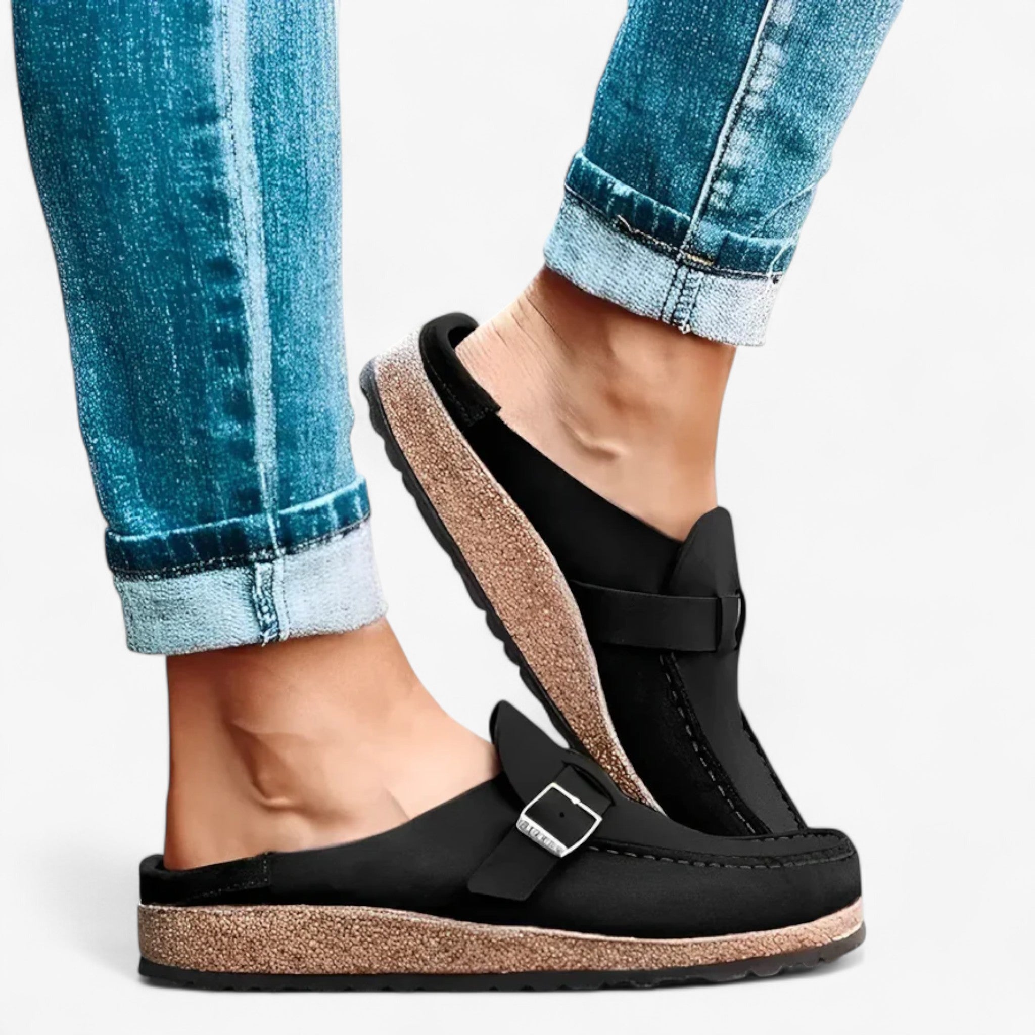 Nora | Letvægts Sneakers til Damer - Komfortable Sko til Kvinder til Daglig Brug - Sort - women's fashion - {{ product_tags }