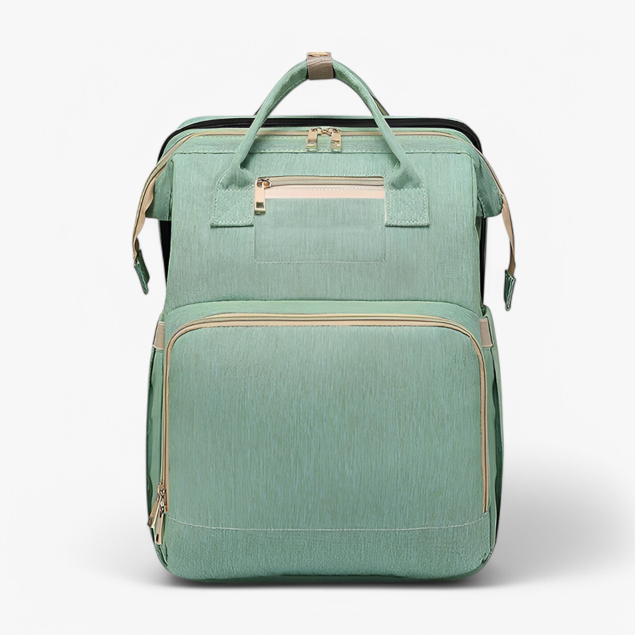 Lisa | Multifunktionelle Vikletasker med Seng - Lysegrøn - med ID-kortlomme - baby - {{ product_tags }