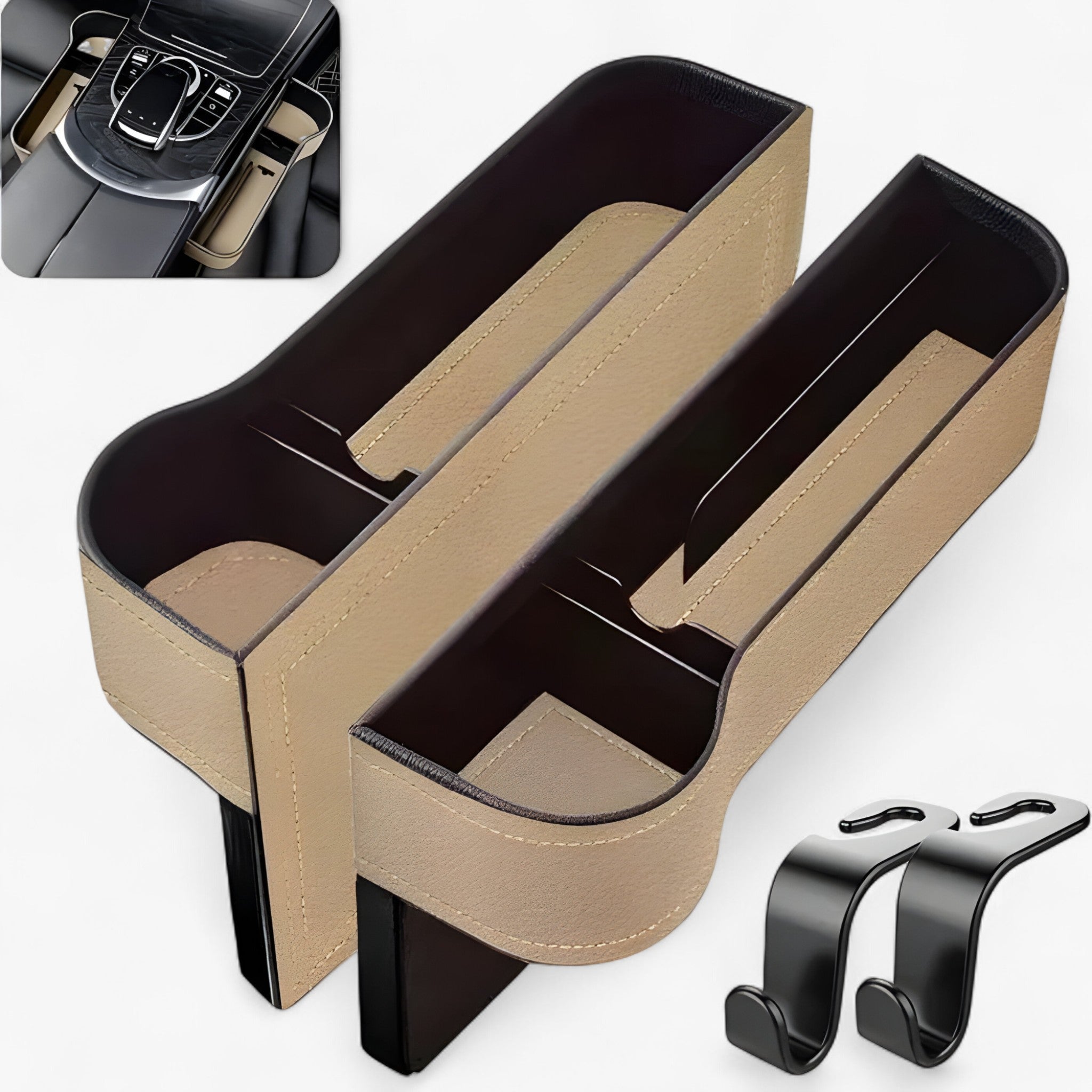 AutoOrganizer™ | Mist aldrig mere ting i din bil! - Kaki - AutoOrganizer™ | Mist aldrig mere ting i din bil! - €25 - {{ product_tags }
