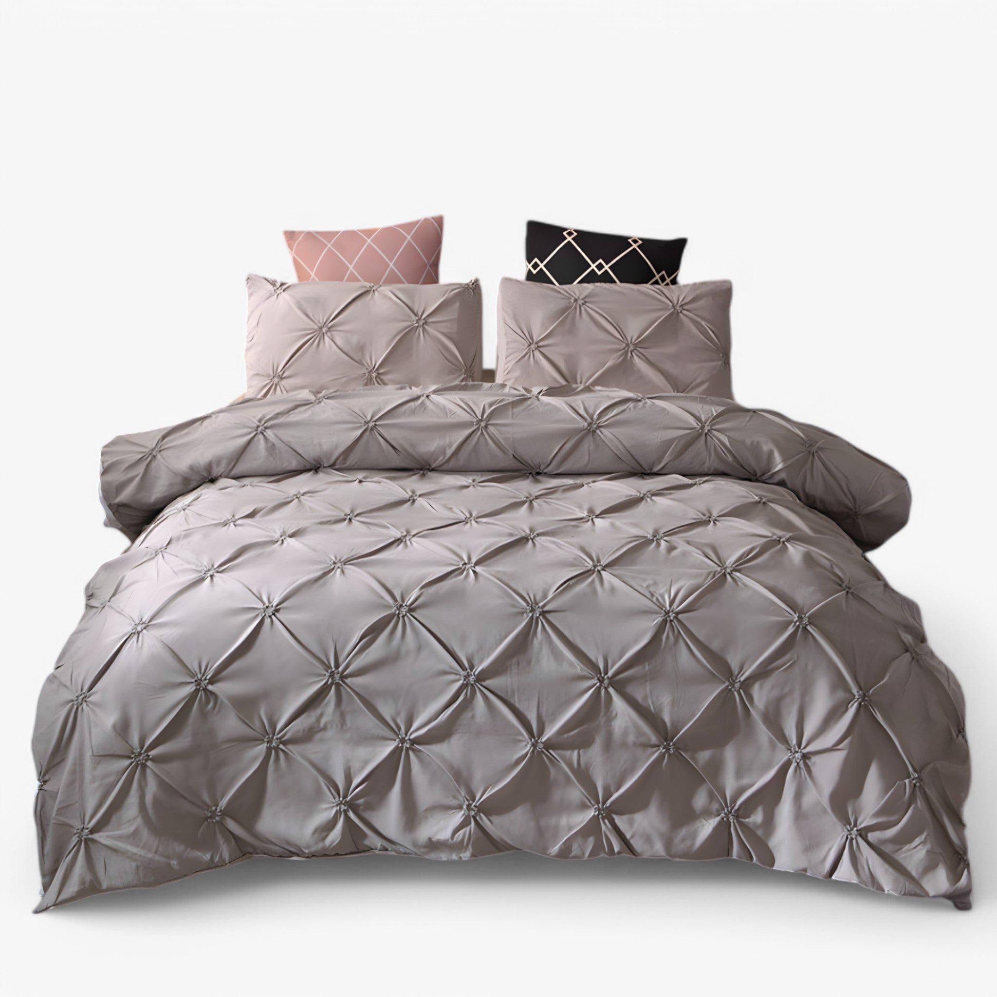 Orin | Luksus Sengetøj i Strygefri, Letplejet Stof - Grå - house & garden - {{ product_tags }