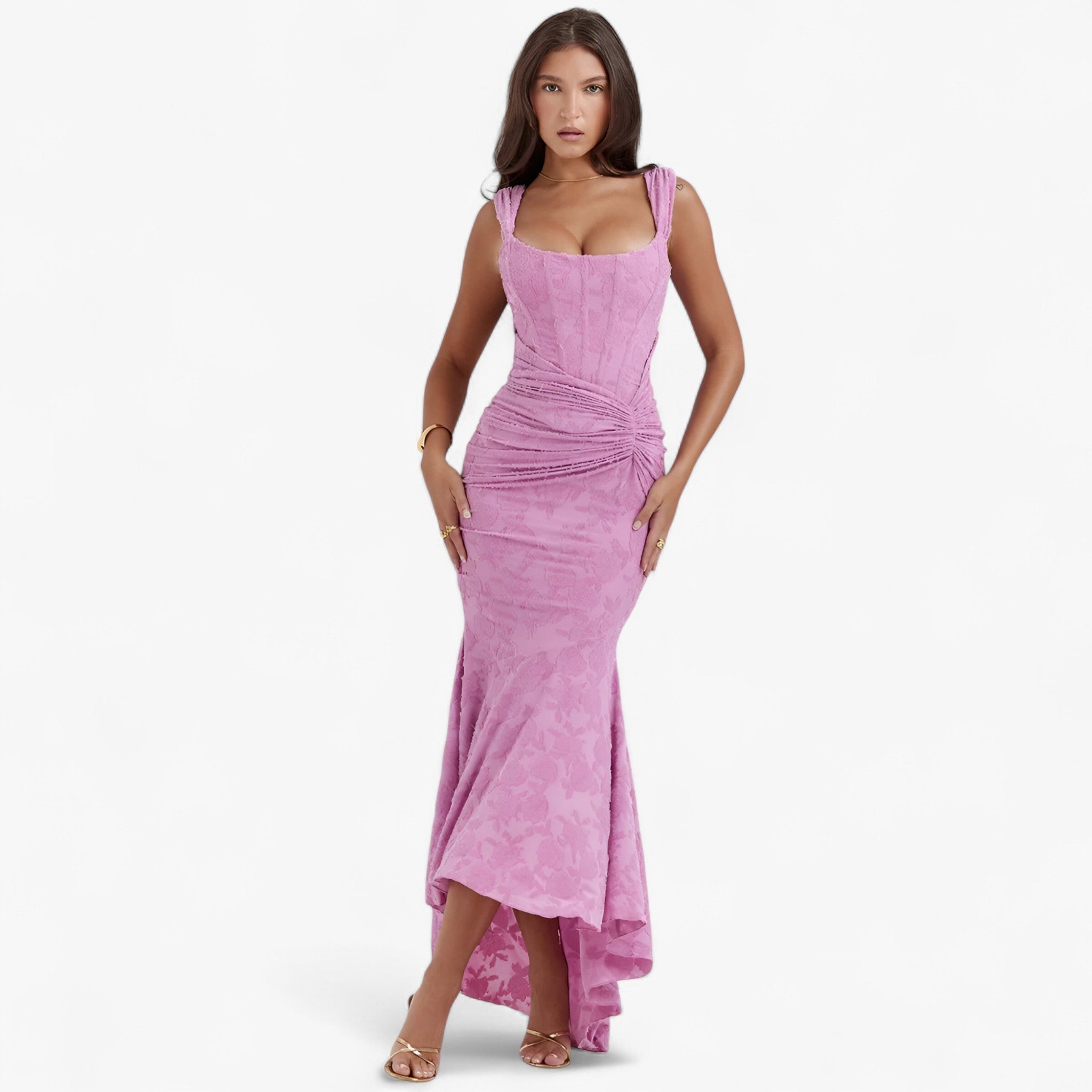 Clara | Midi kjole – Elegant og figurskabende pasform - - women's fashion - {{ product_tags }