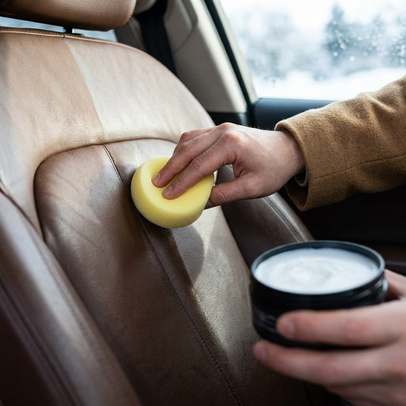 Bilinteriør Rensecreme - Hvid, Alsidig Pleje til Læder - - Auto – Cleaning & Care – Wax & Polish - {{ product_tags }