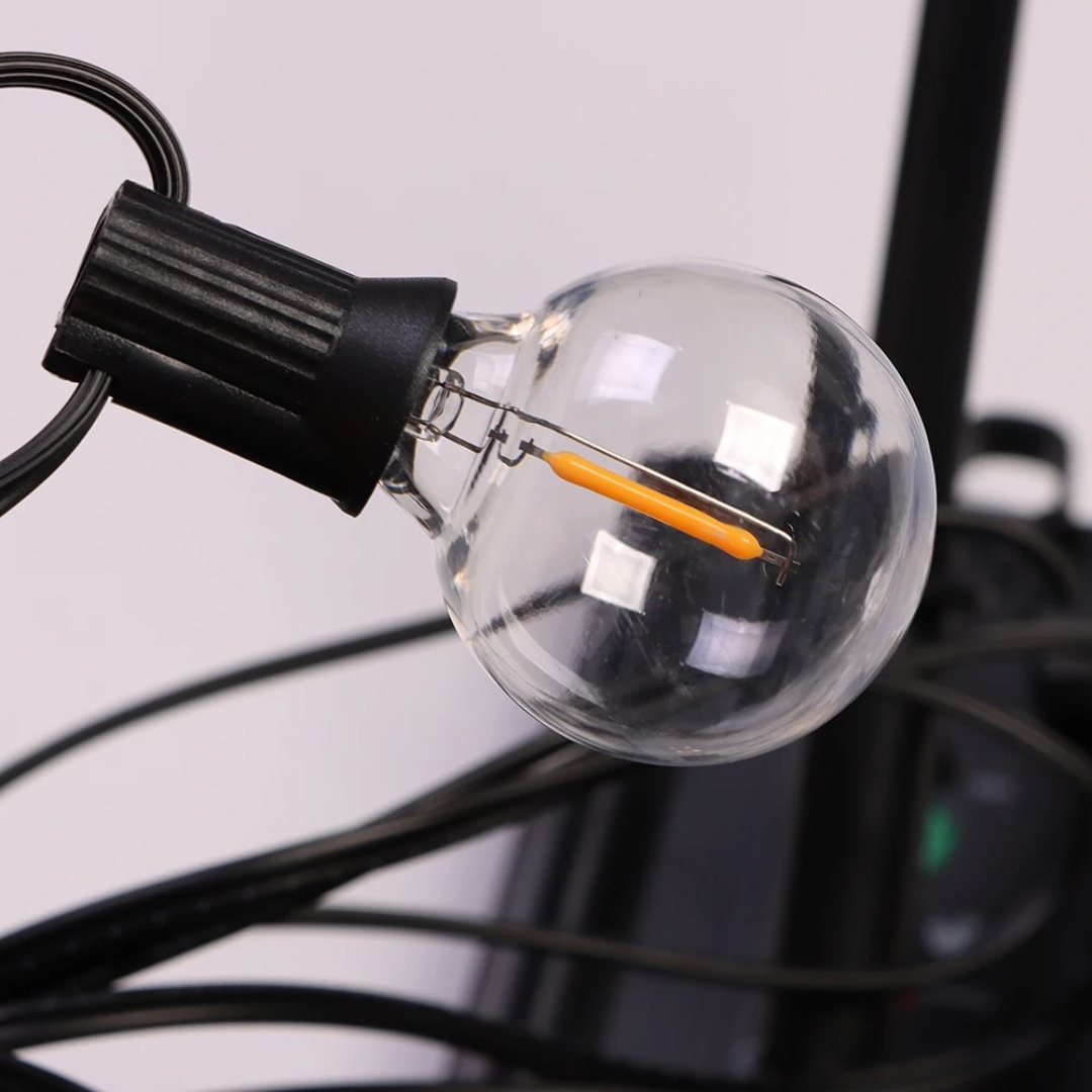 USB Terrasse Lyskæde – Vandtæt Varm Hvid Terrassedekoration - - Outdoor String Lights - {{ product_tags }