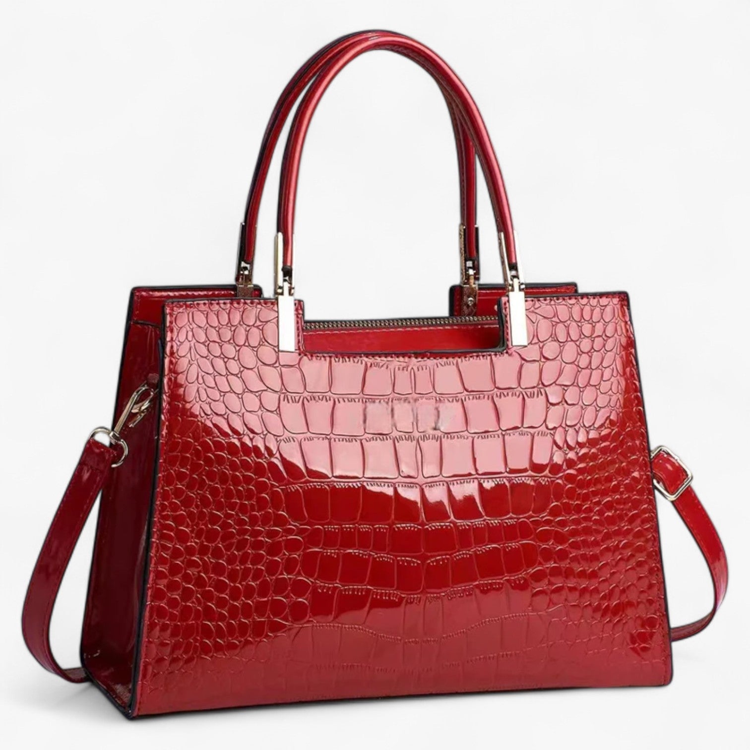 Glansfuld taske - Rød - bags - {{ product_tags }