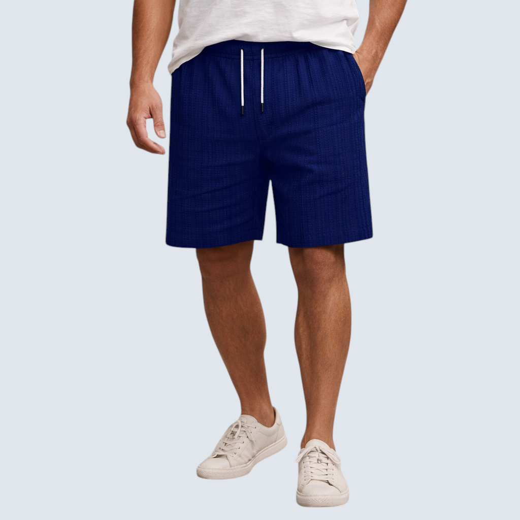 Korte Hør Herrebukser, Regular Fit, Åndbar, Sommer, Casual