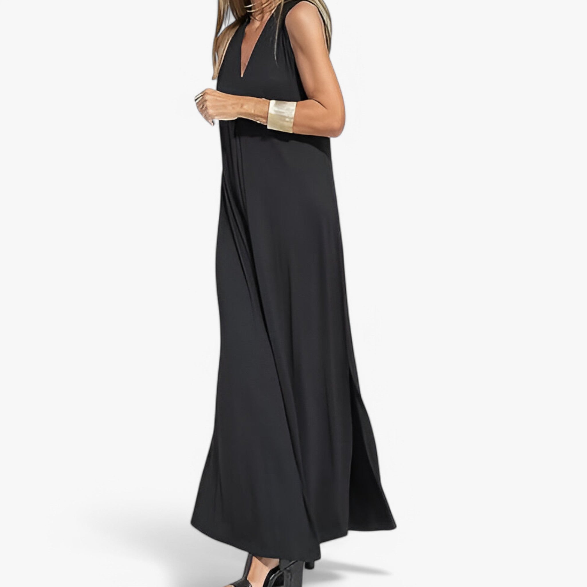 Helen | Lang kjole med gratis cardigan - Chic og komfortabel - - women's fashion - {{ product_tags }