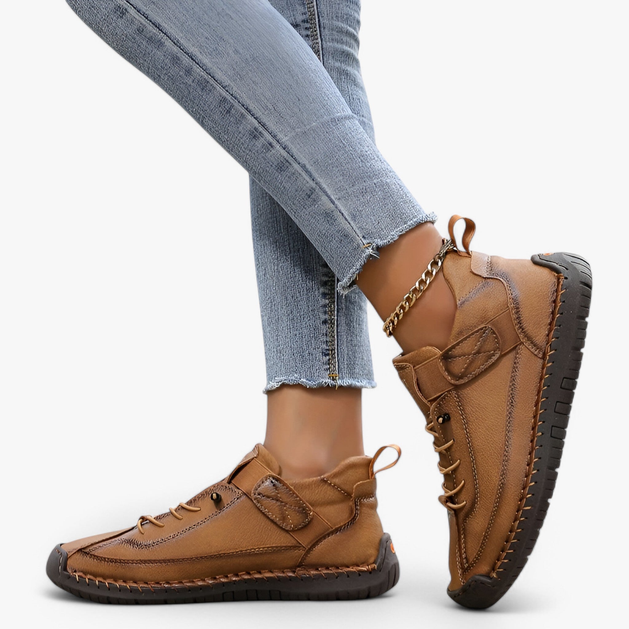 Erin | Komfortsko - Bløde og skridsikre - Brun Jord - shoes - {{ product_tags }