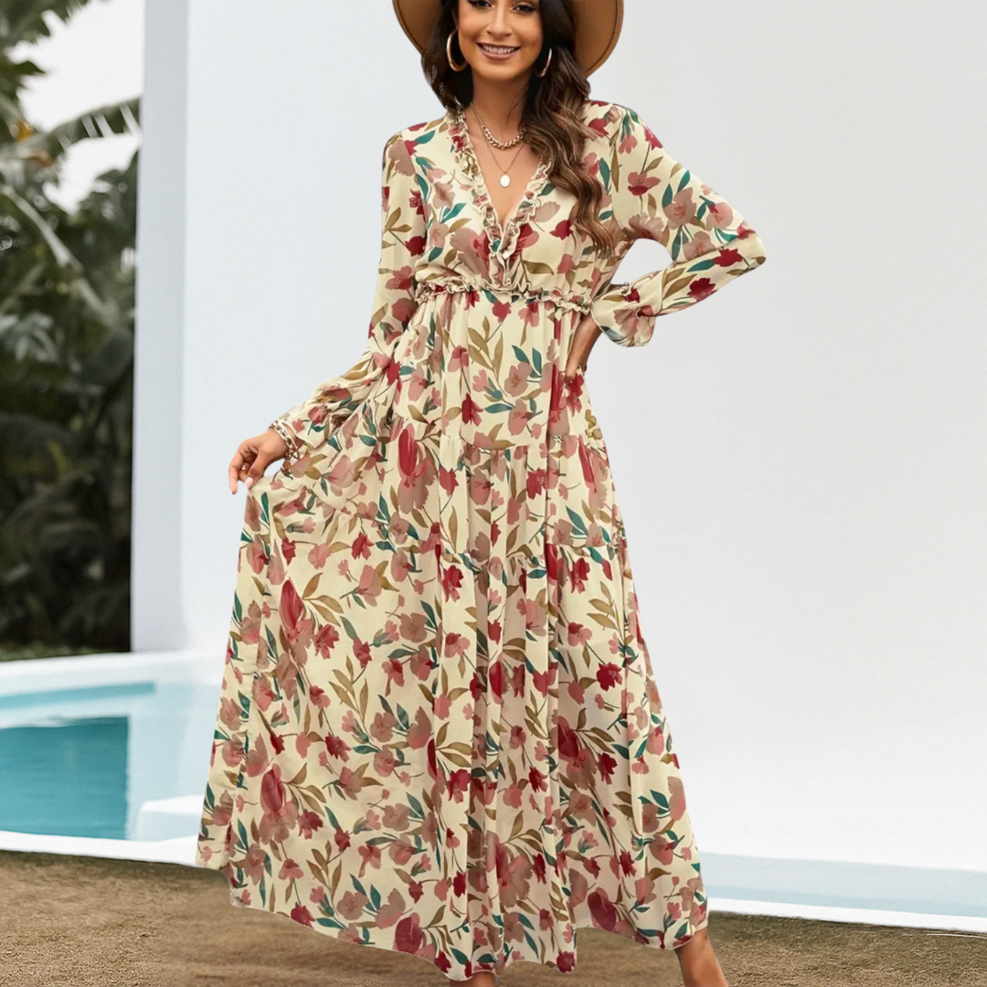 Juliana – Elegant blomsterkjole