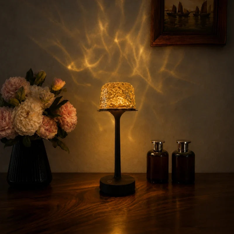 Aurora Nordlys Lampe – 2-in-1 Stemnings Bordlampe & Projektor