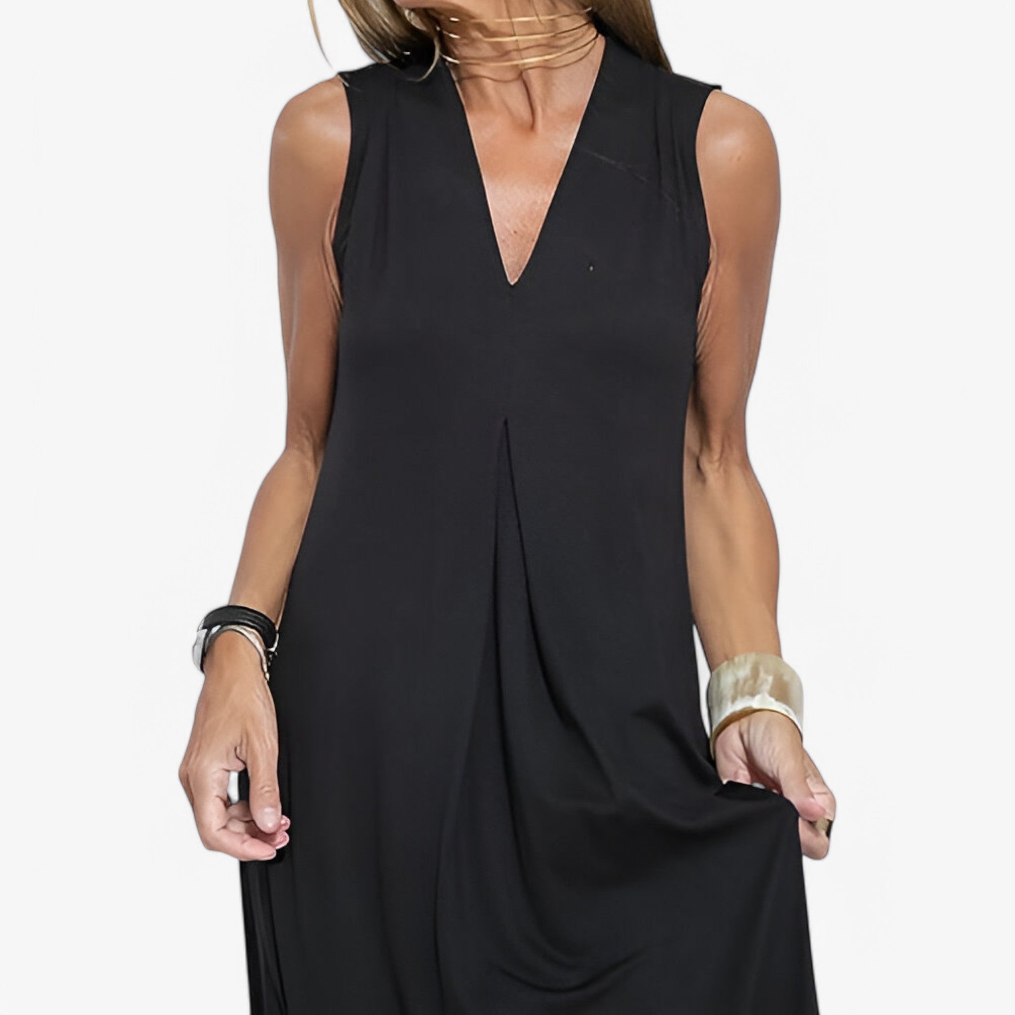 Helen | Lang kjole med gratis cardigan - Chic og komfortabel - - women's fashion - {{ product_tags }