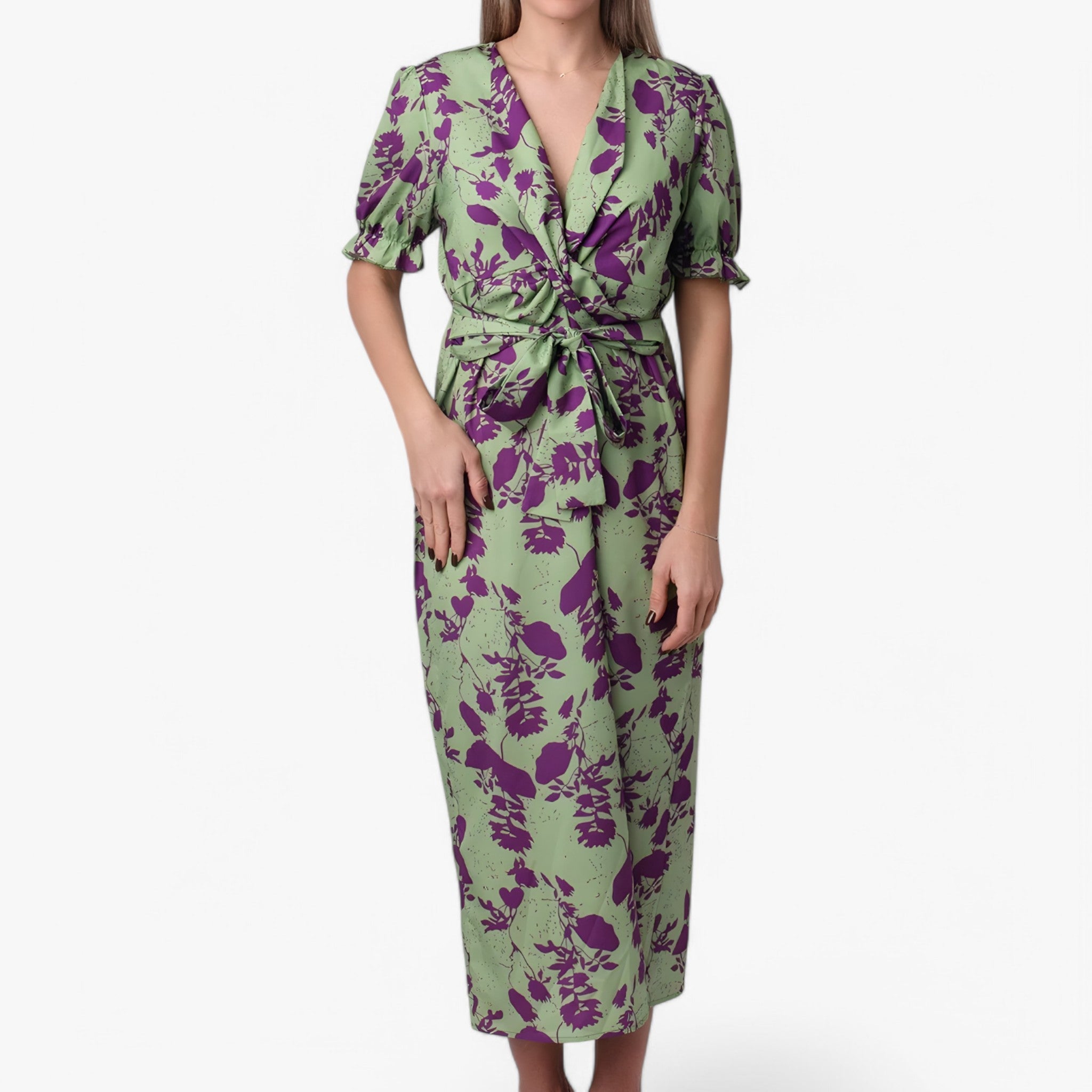 Amara | Blomsterkjole - Elegant og feminin - - women's fashion - {{ product_tags }