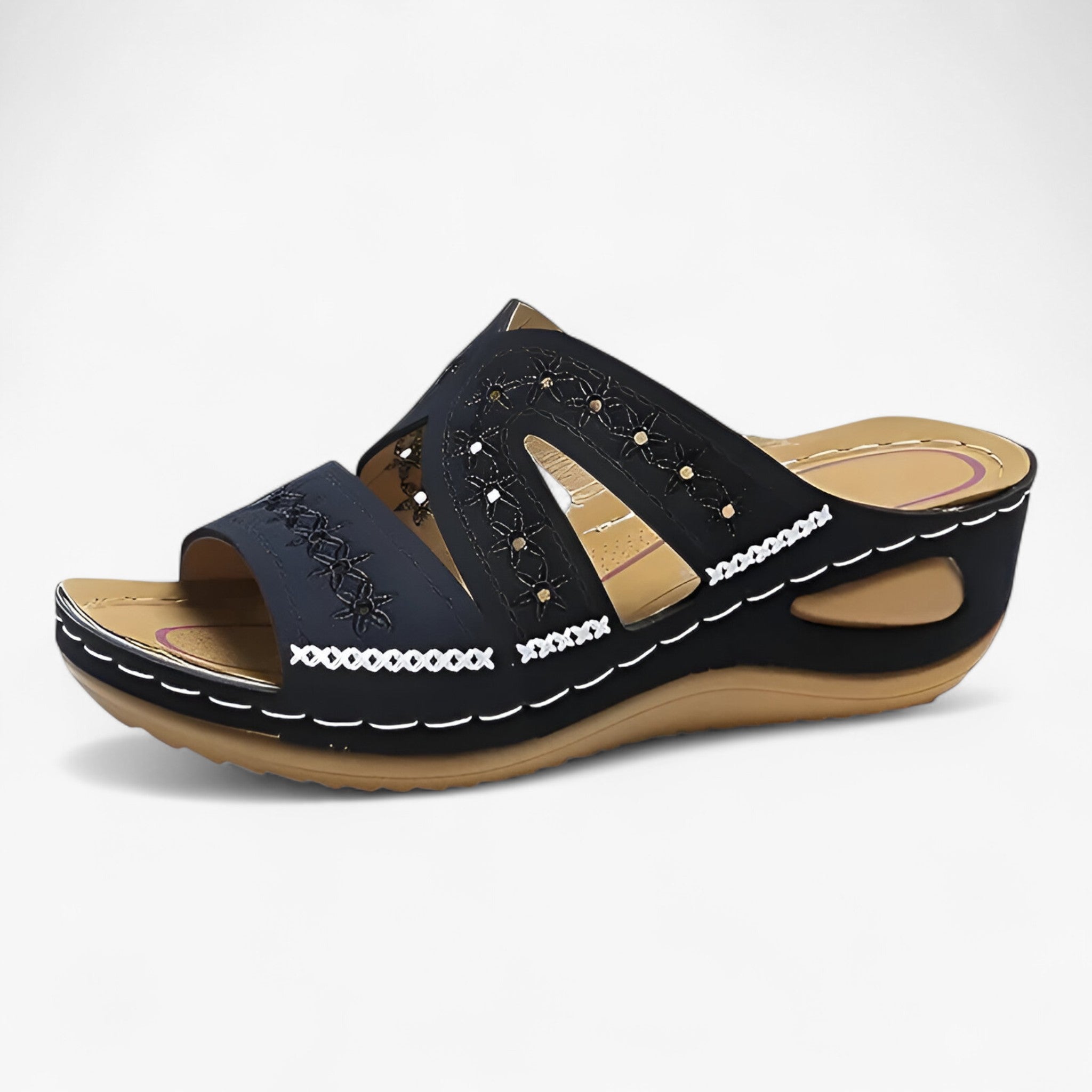Jade | Sandaler til Damer - Elegant og Komfortabel Pasform - Sort - women's fashion - {{ product_tags }