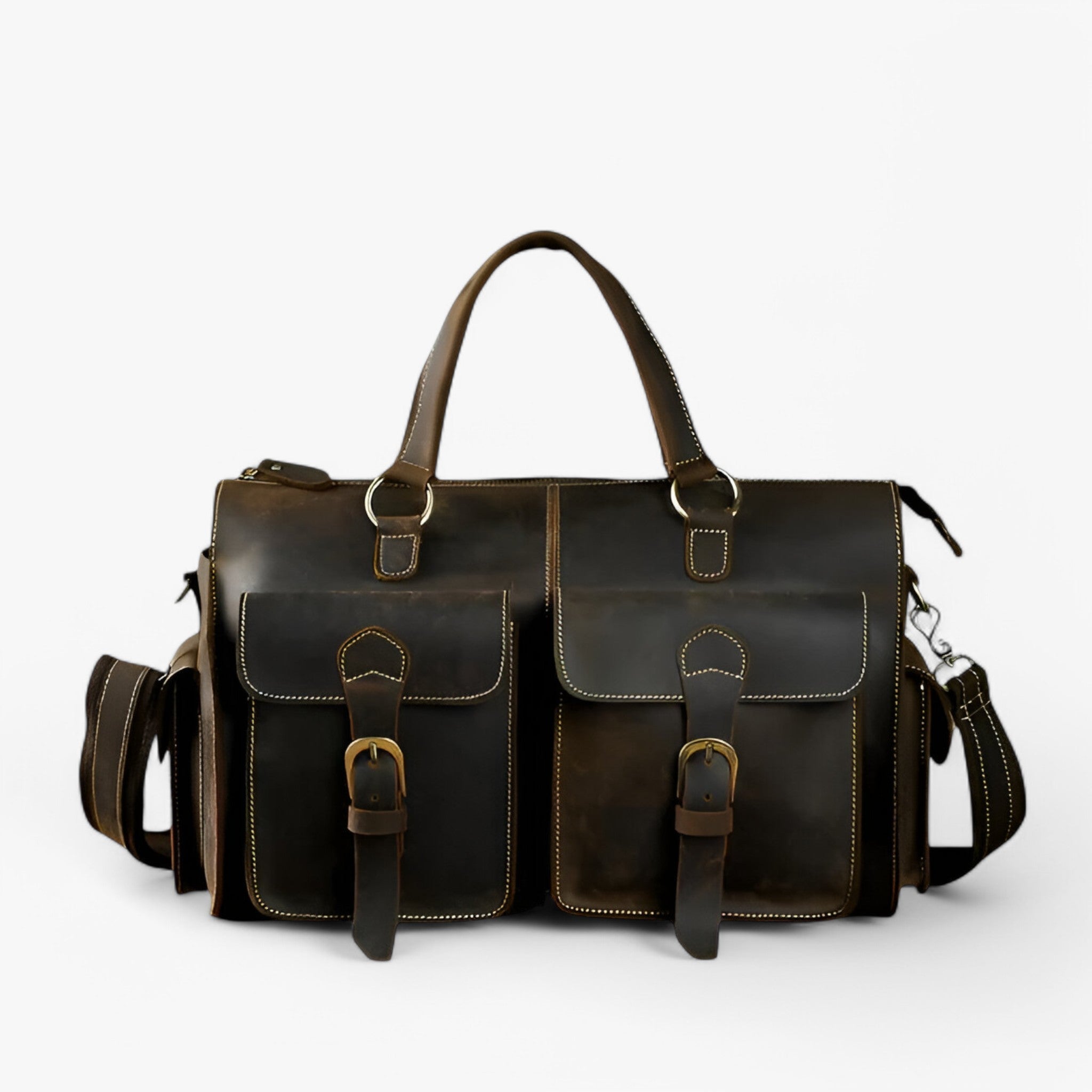 Leon | Ægte vintage lædermappe - - bags - {{ product_tags }