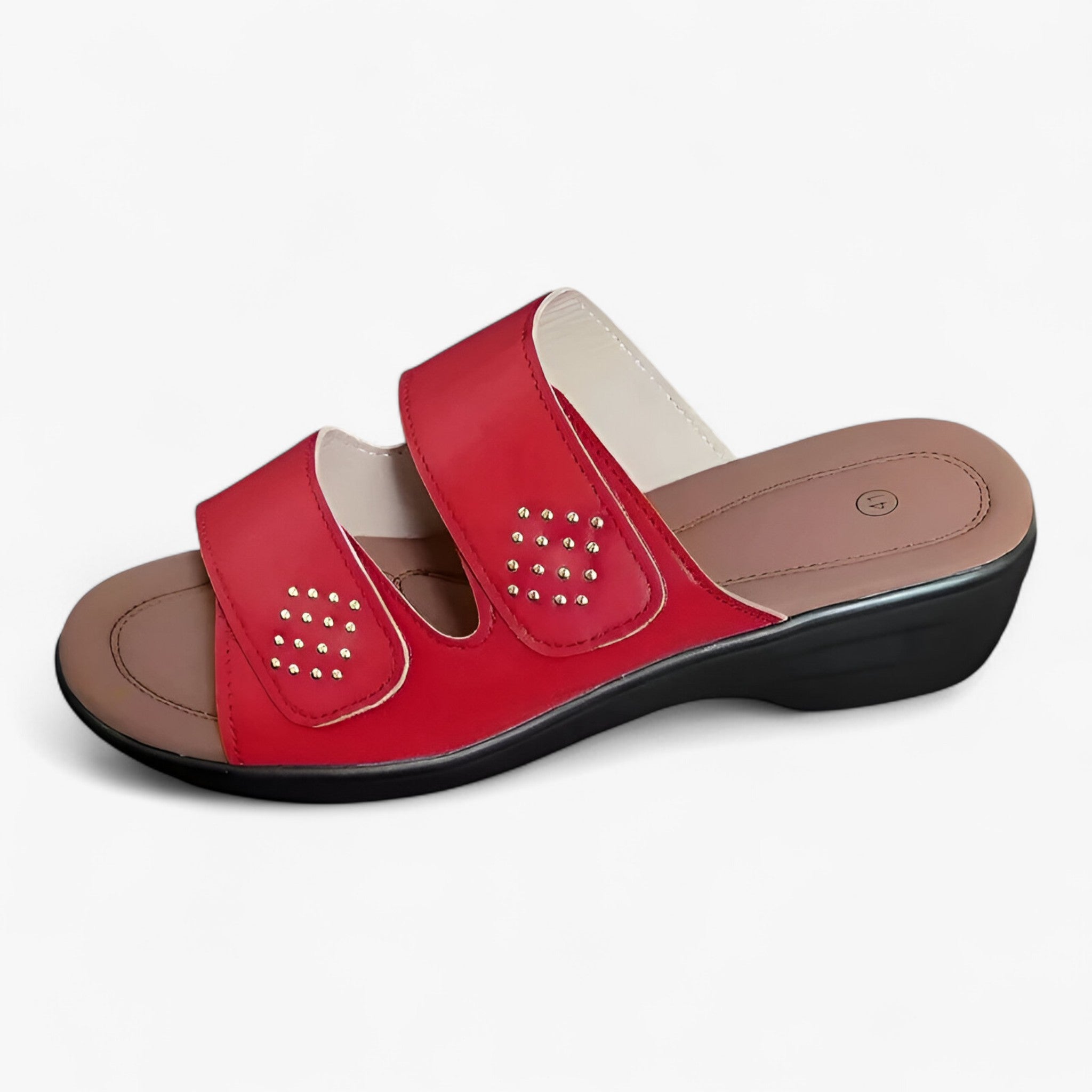 Illona | Platform sandaler – Komfort og stil kombineret - Rød - women's fashion - {{ product_tags }