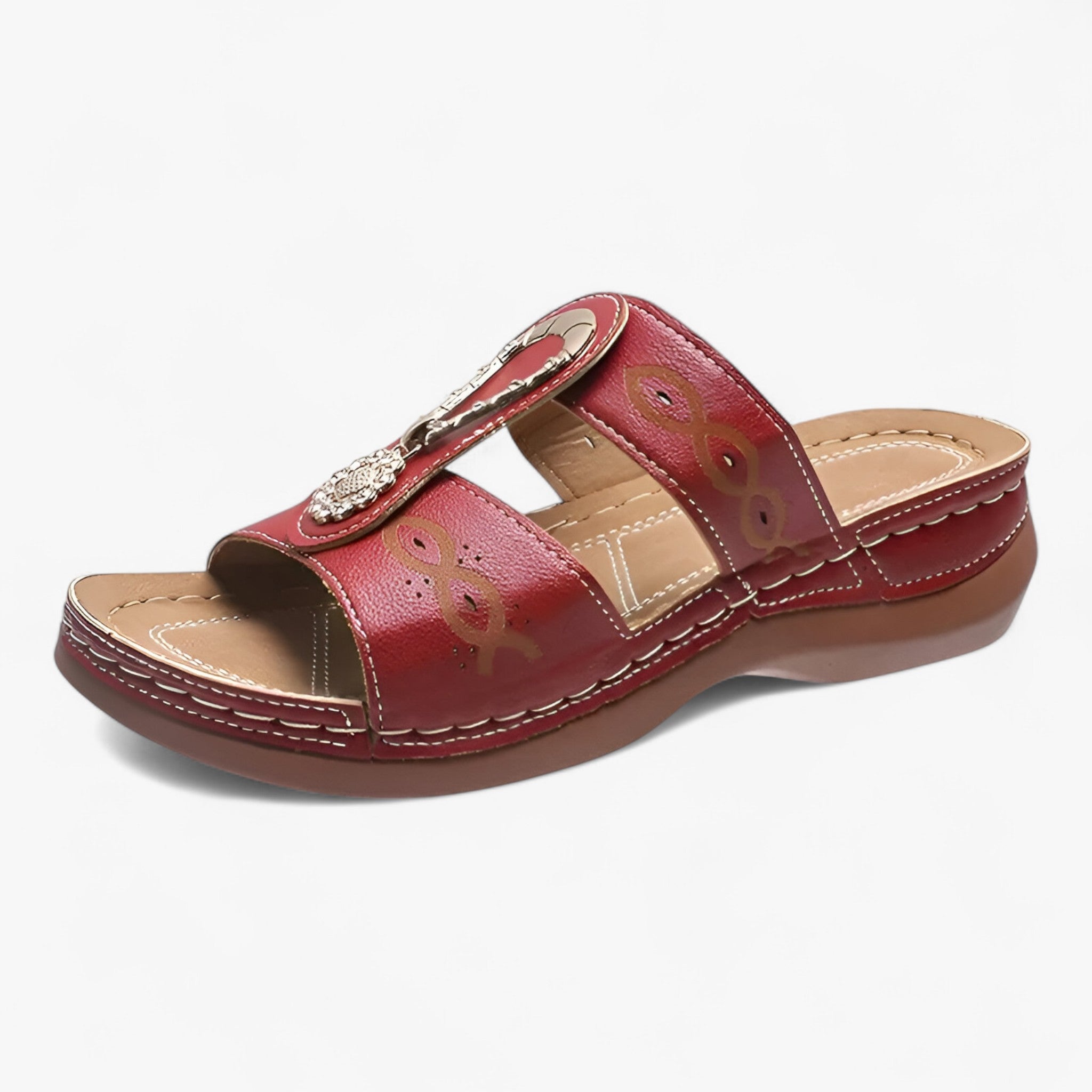 Jessa | Sandaler Til Kvinder - Se Trendy og Stilfuld Udgivelse - Rød - women's fashion - {{ product_tags }