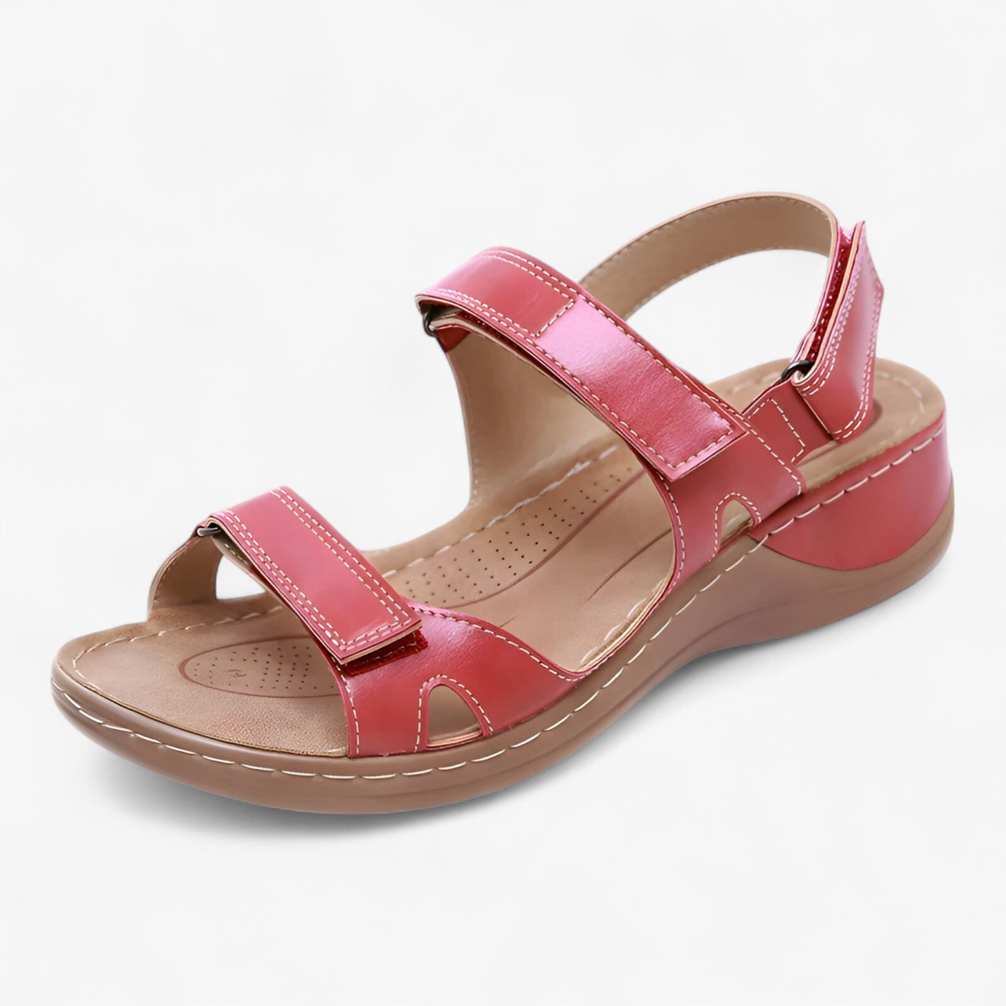 Elaine | Sommertøfler – Letvægtige og trendy - Rød - women's fashion - {{ product_tags }