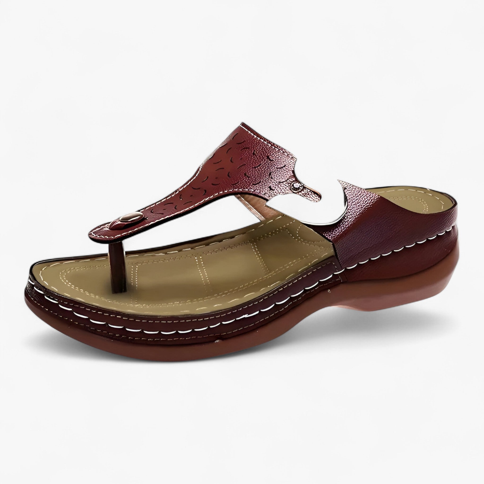 Aisa | Flade sandaler – Elegante og komfortable - Brun - women's fashion - {{ product_tags }