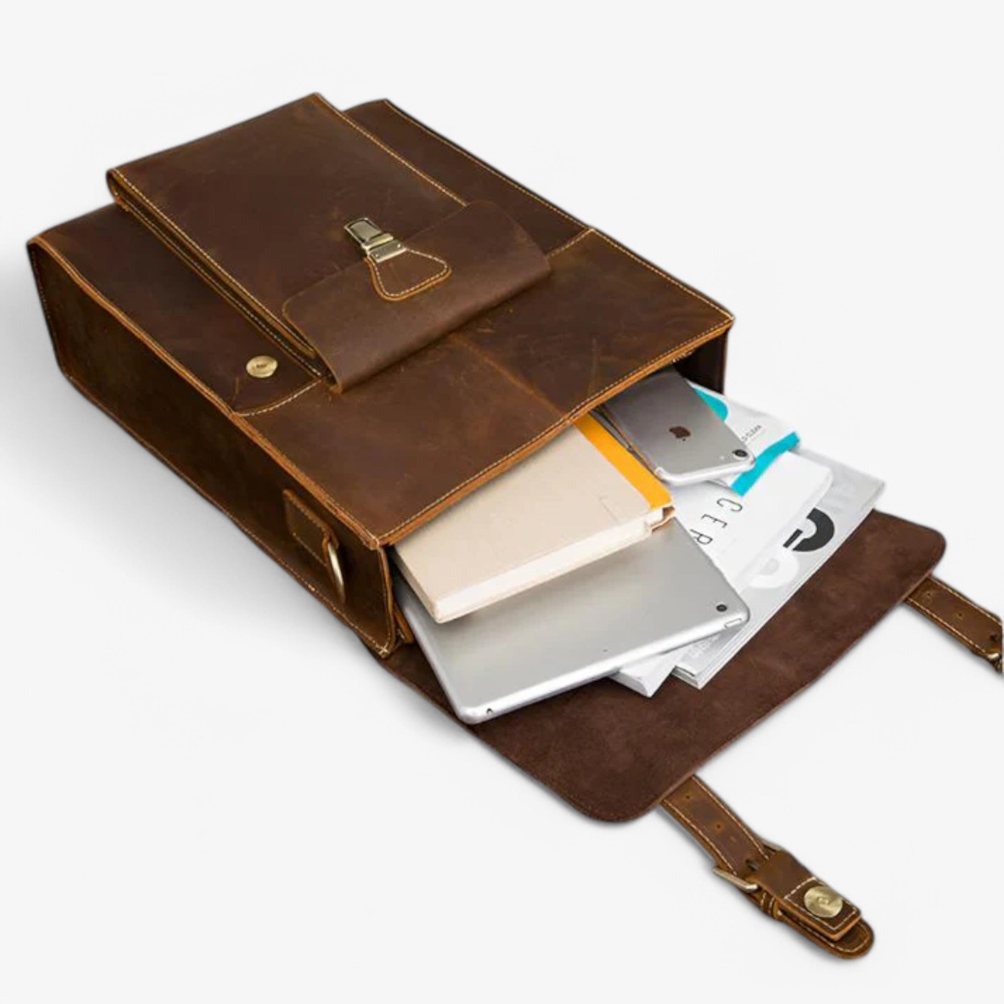 Victor | Luksus læder rygsæk og dokumentmappe - - bags - {{ product_tags }