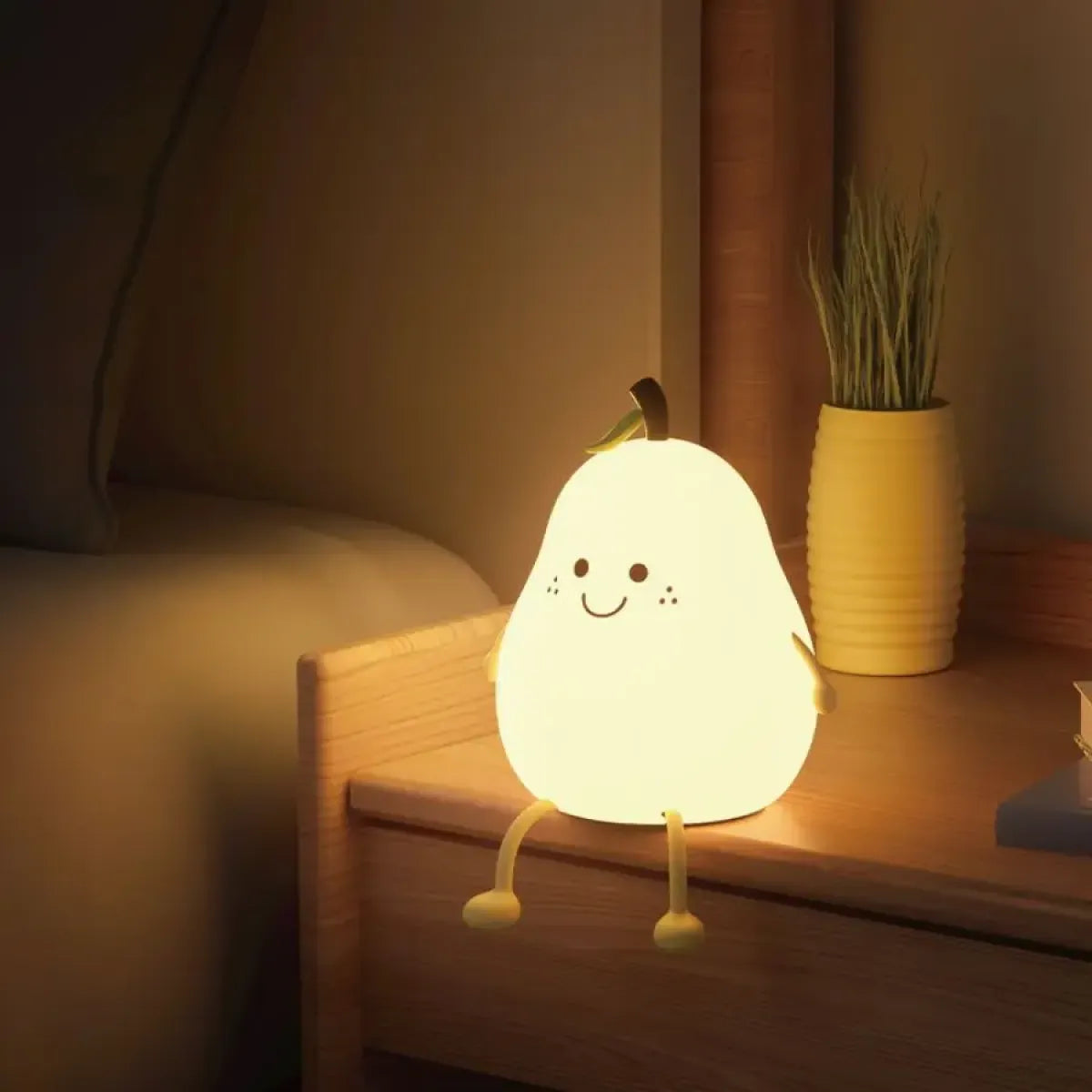 Silikone Pære Natlampe – Berøringsdæmpbar Sengelampe - - Silicone Night Light - {{ product_tags }