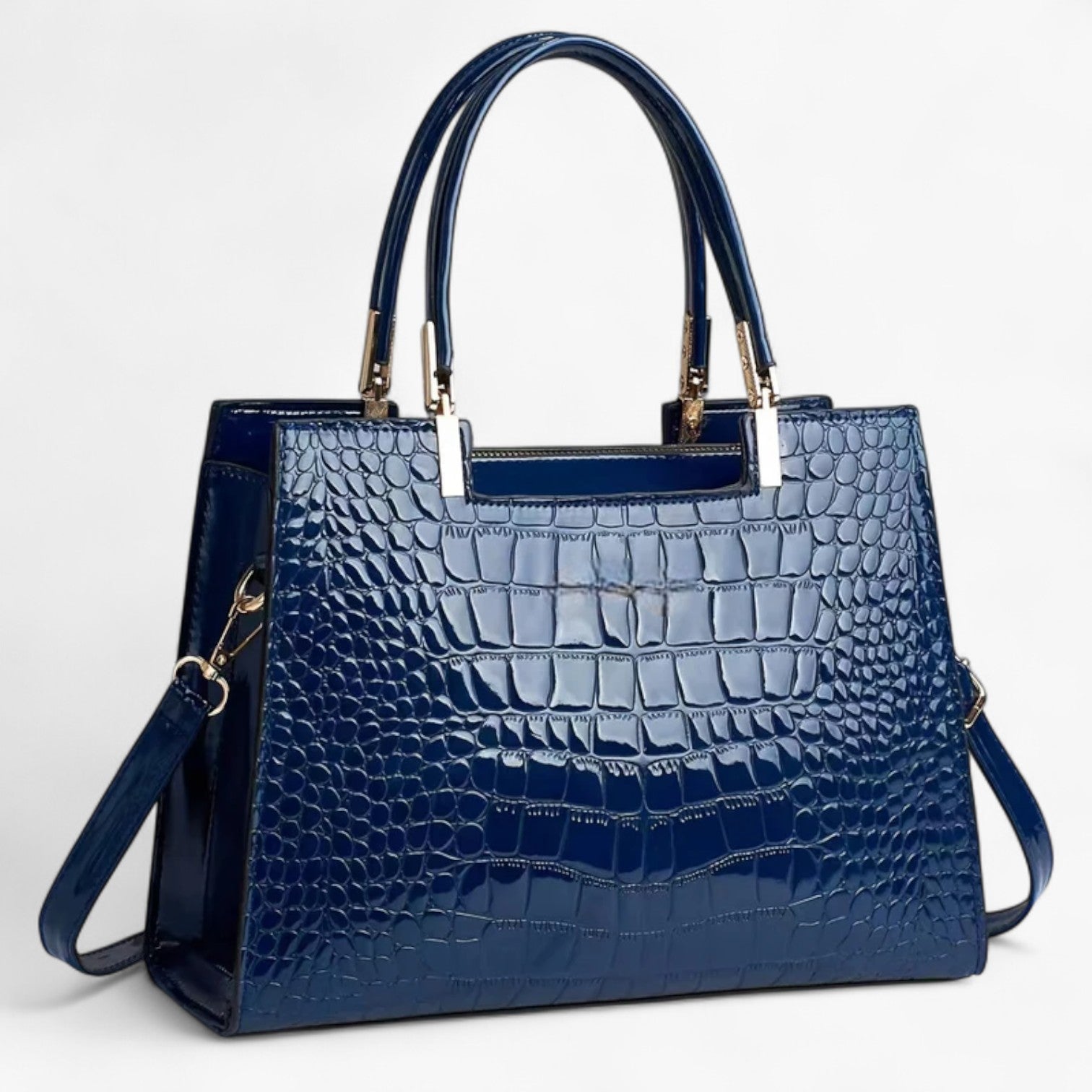Glansfuld taske - Blå - bags - {{ product_tags }