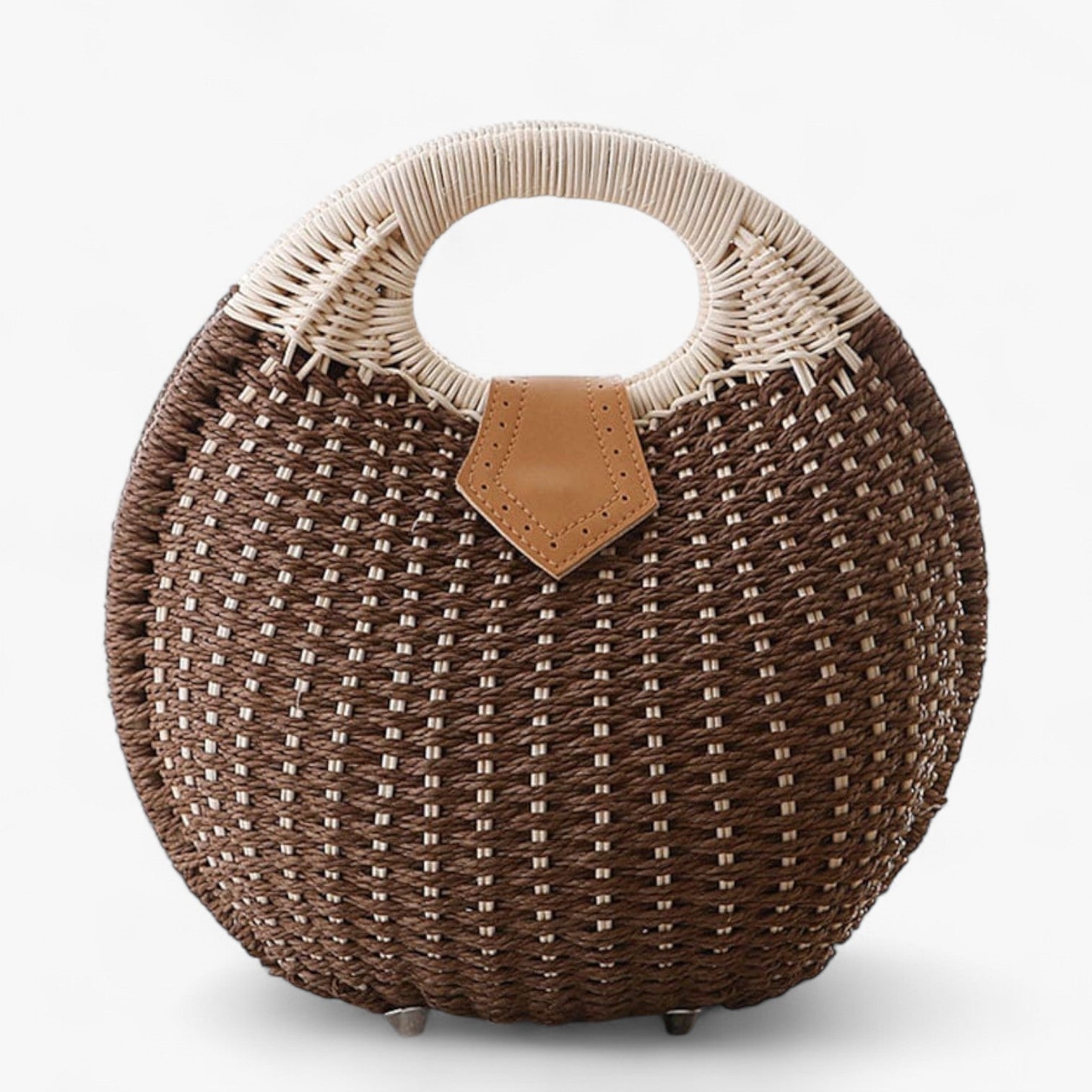 Charlotte | Rattan taske - Brun - bags - {{ product_tags }