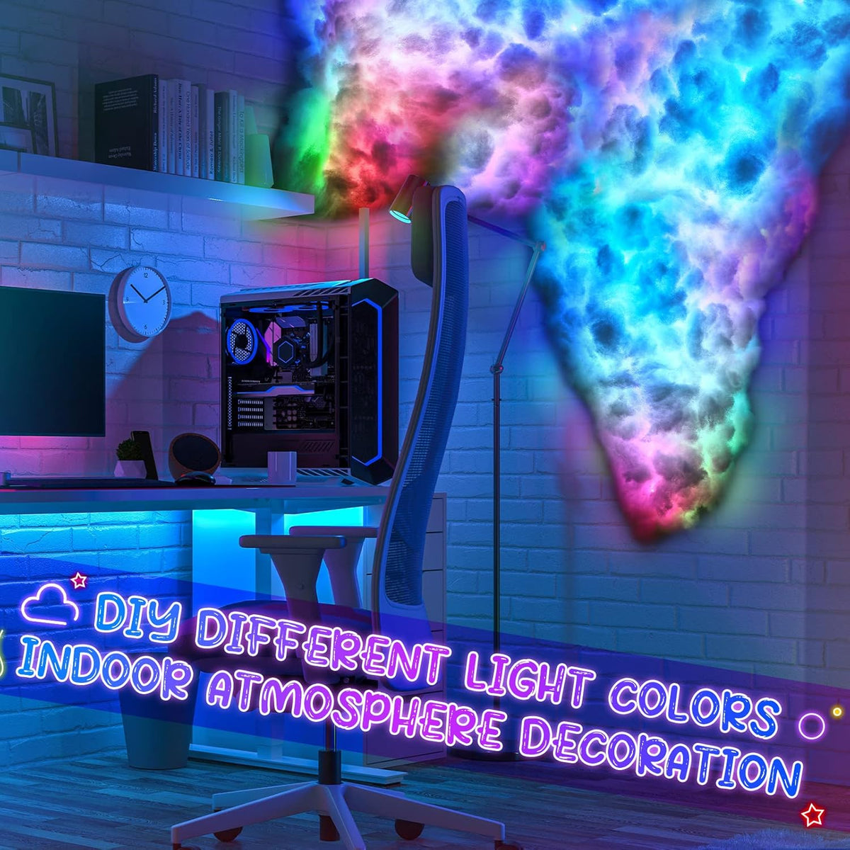 Dream Cloud Light – Musiksynkron RGB LED Lampe - - LED Cloud Light - {{ product_tags }