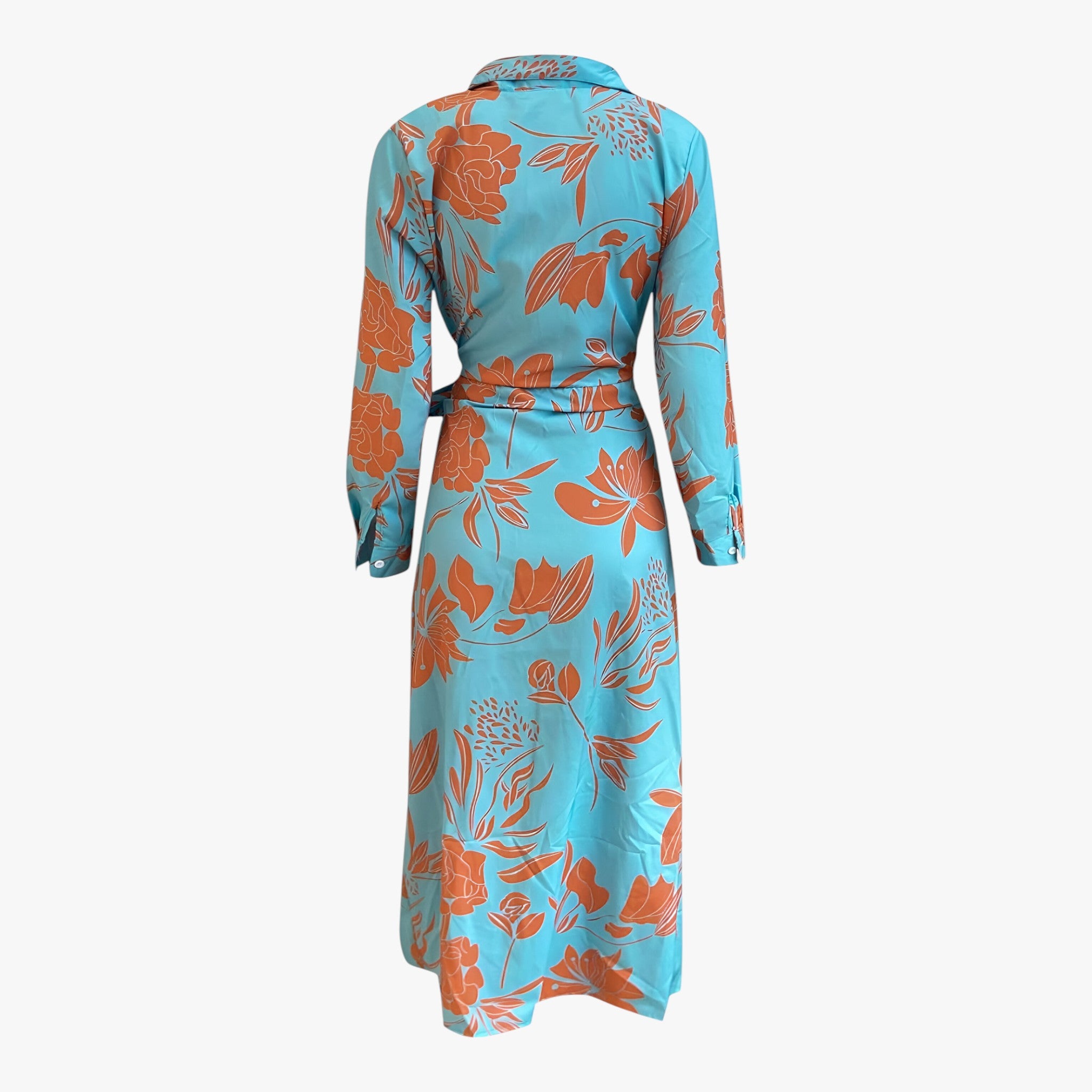 Elena | Printet maxikjole - sofistikeret og feminin - - women's fashion - {{ product_tags }