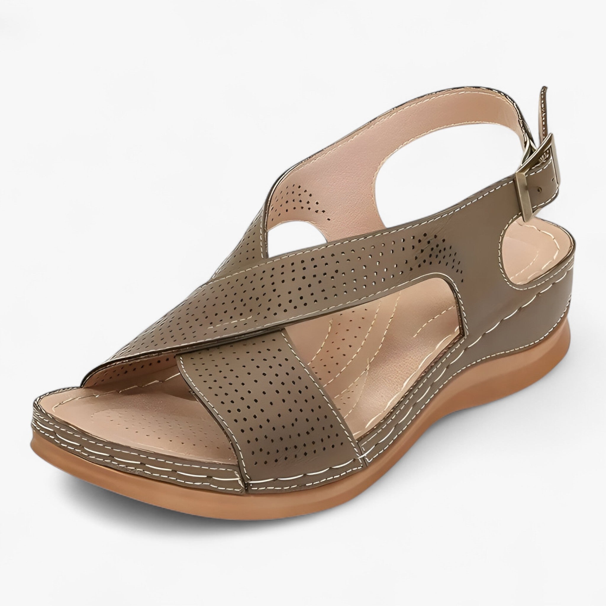 Annalyn | Vintage sandaler - Elegante og komfortable - Grå - women's fashion - {{ product_tags }