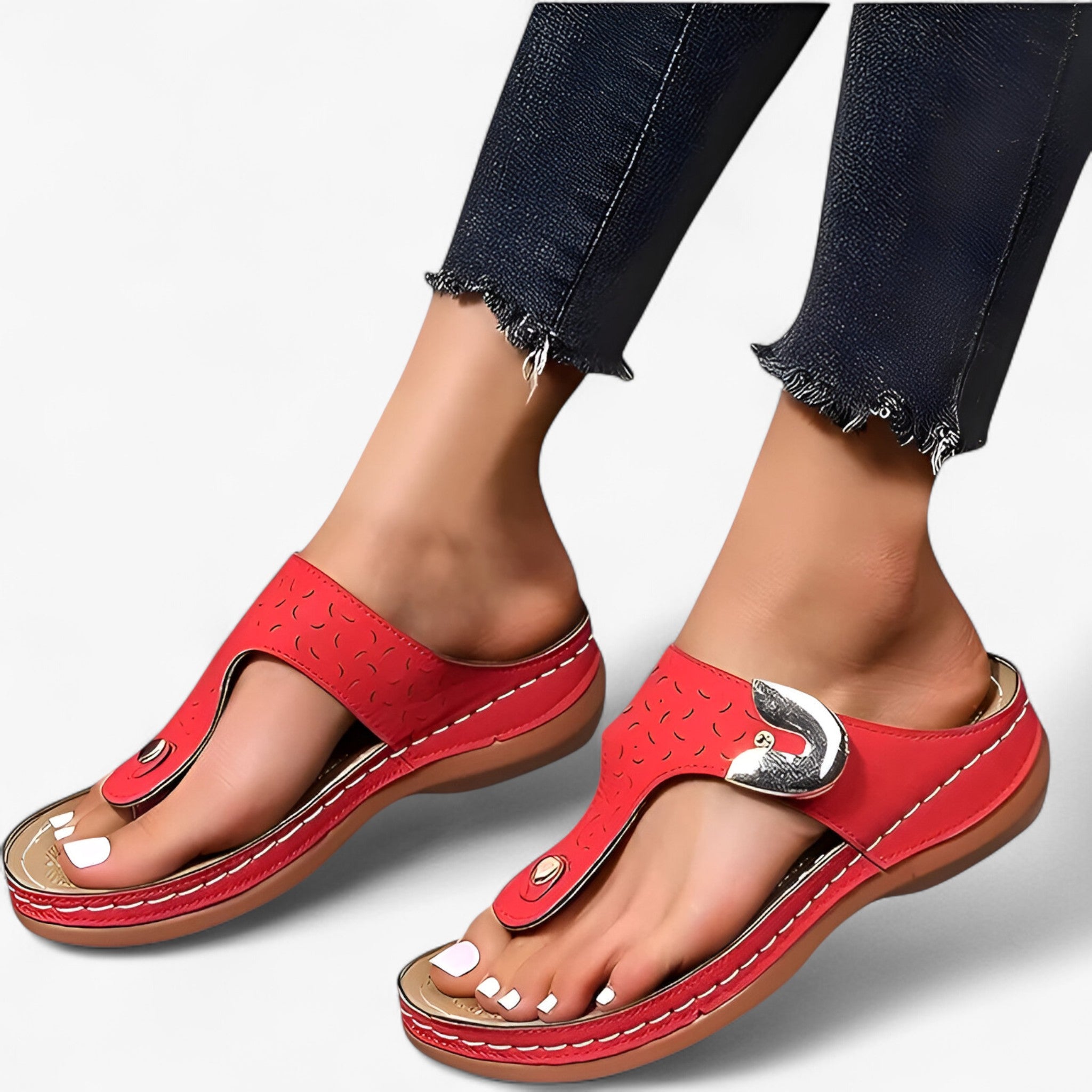Aisa | Flade sandaler – Elegante og komfortable - - women's fashion - {{ product_tags }