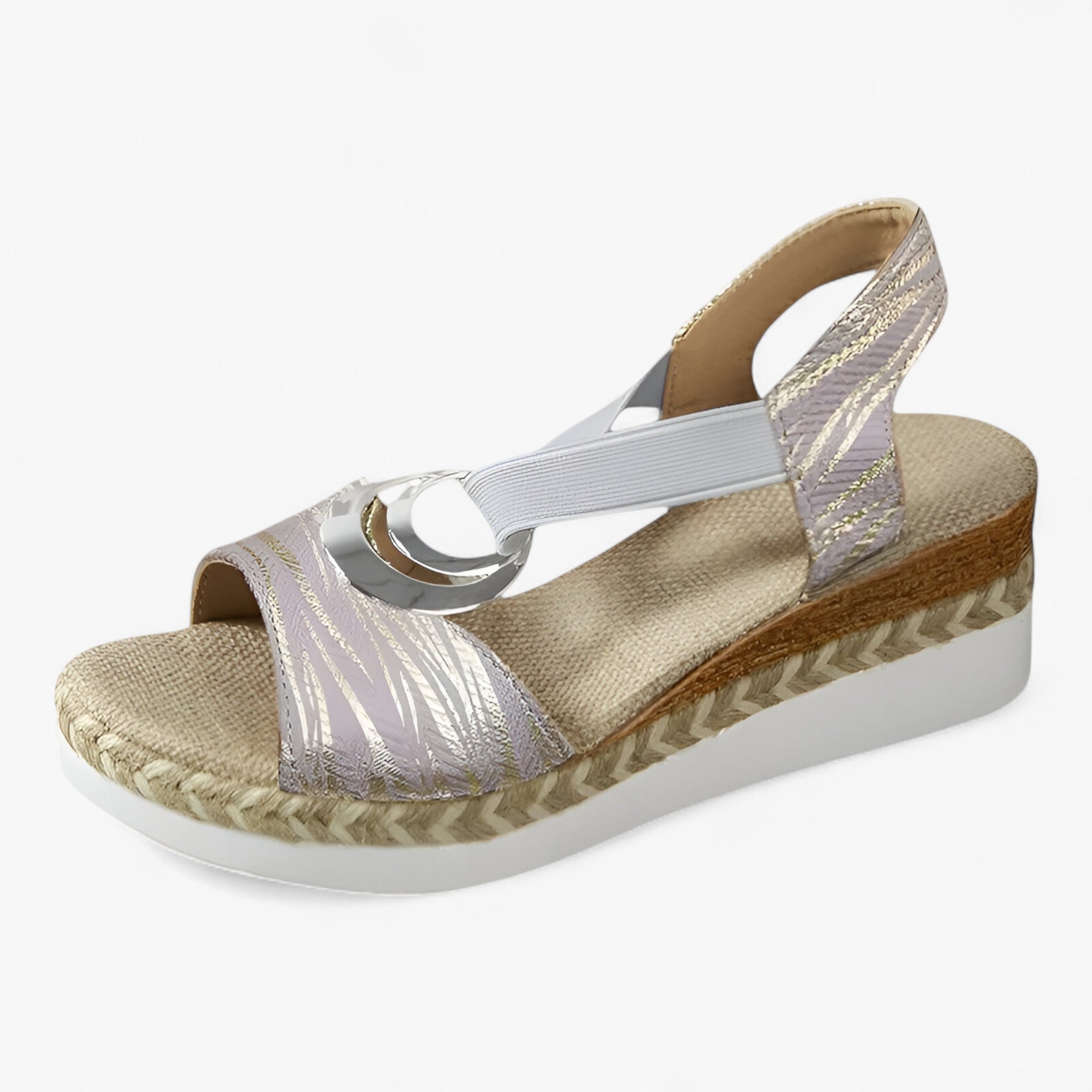 Athisa | Plateausandaler – Vintage og lette - Hvid - women's fashion - {{ product_tags }