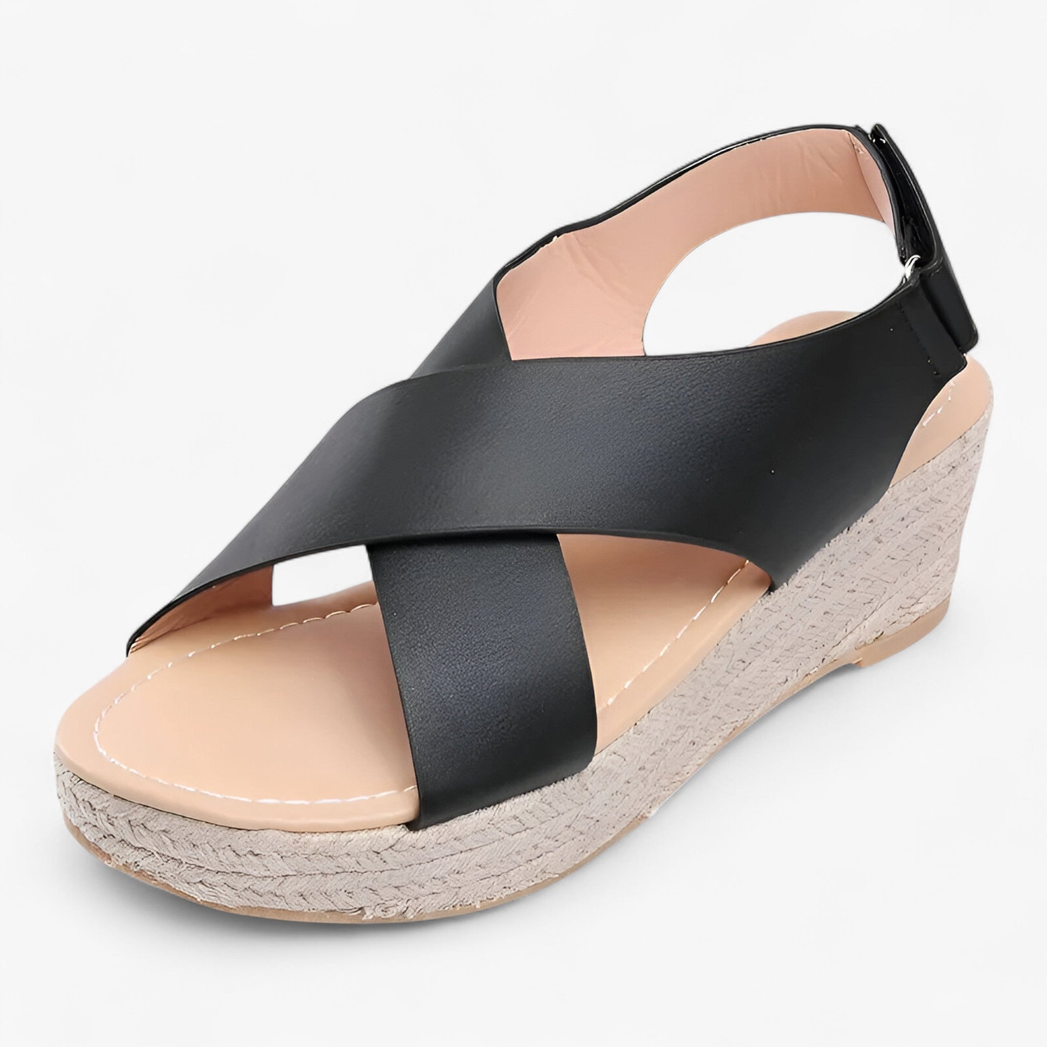 Phoebe | Sandaler - Komfort og fleksibilitet - Sort - women's fashion - {{ product_tags }